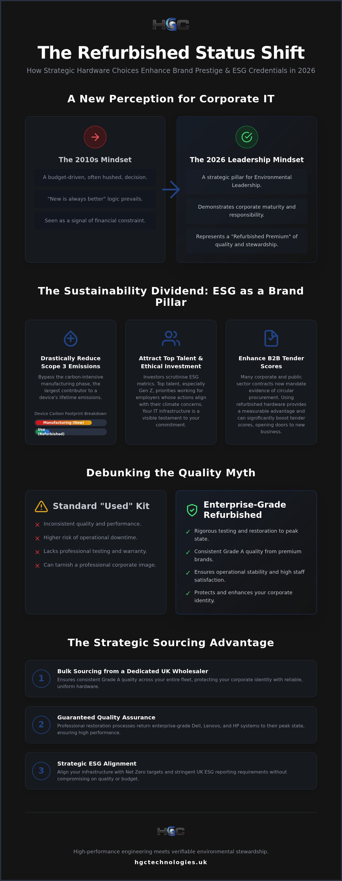 How refurbished hardware impacts company image