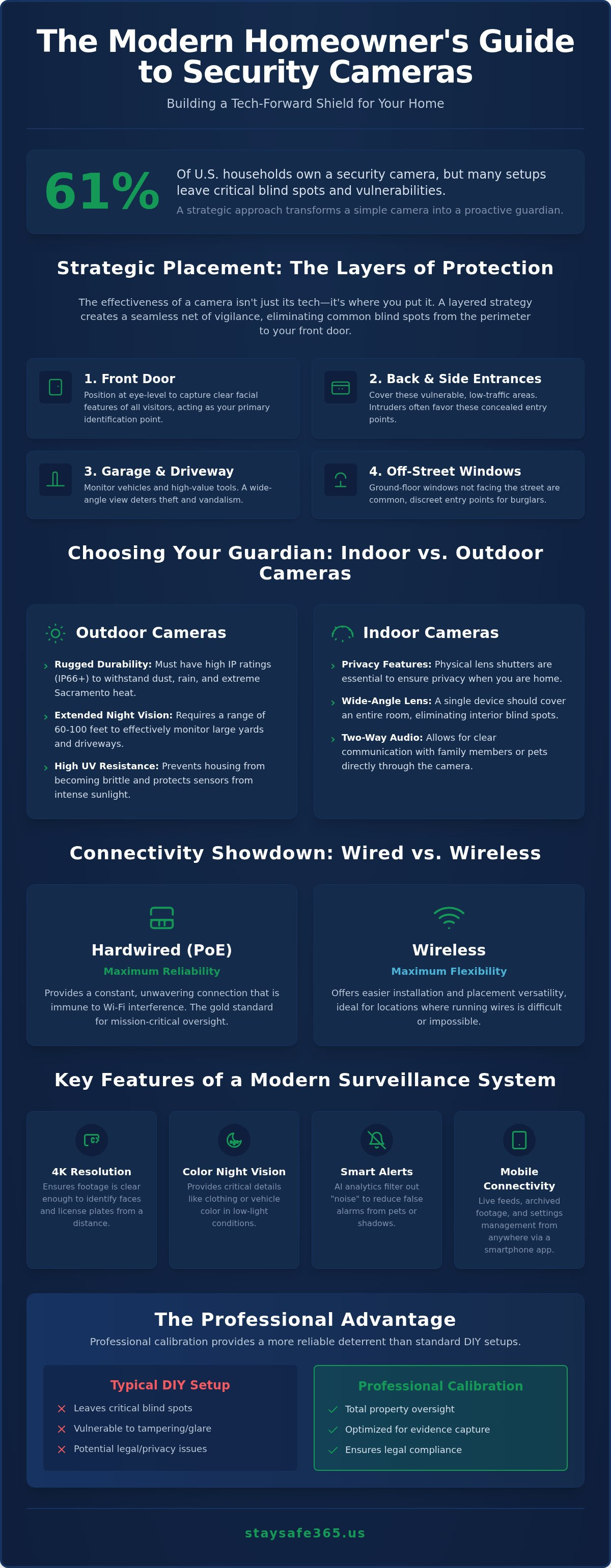 Cameras for security at home
