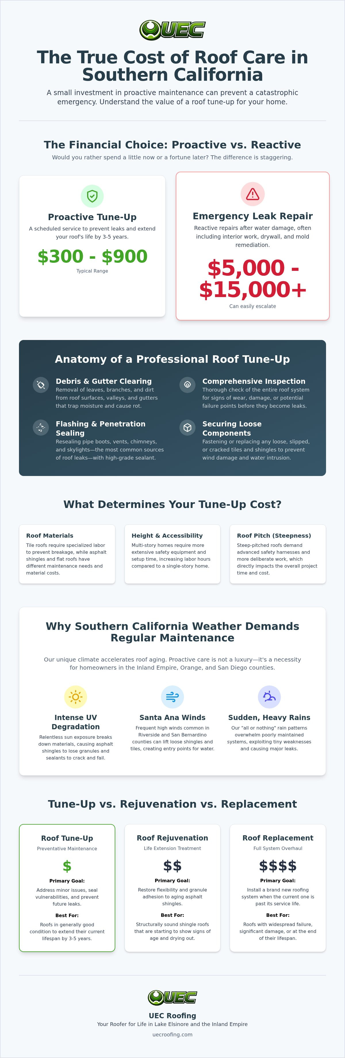 Roof tune up cost