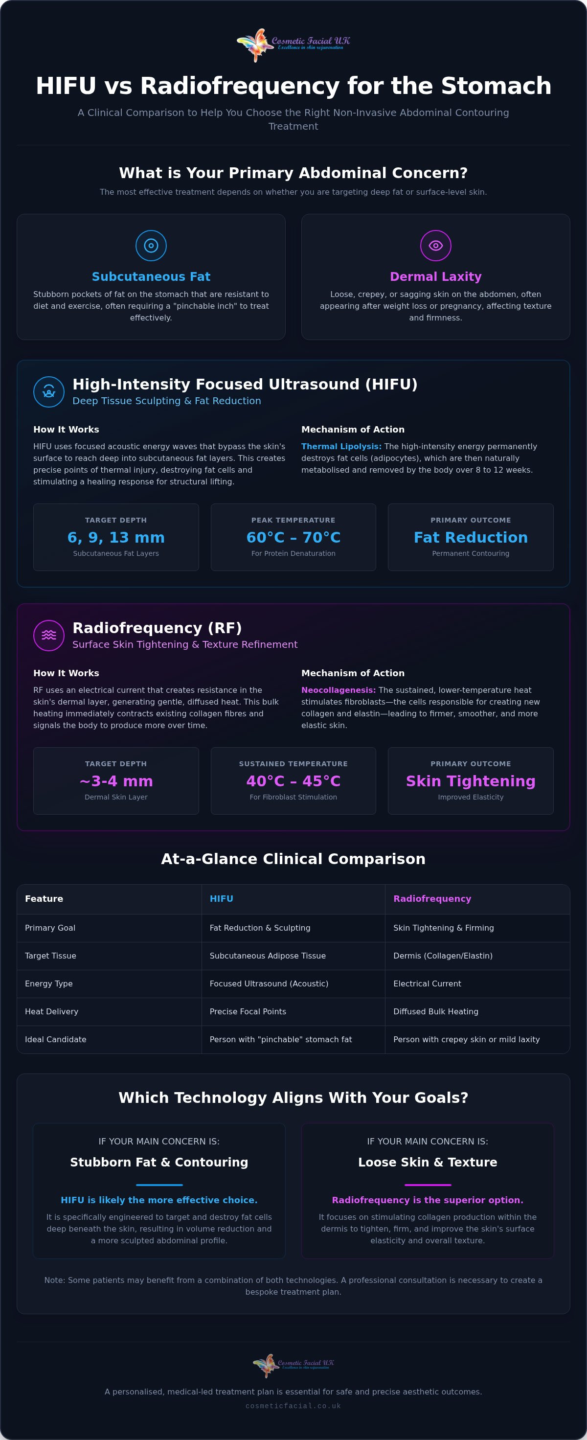 Hifu vs radiofrequency for stomach