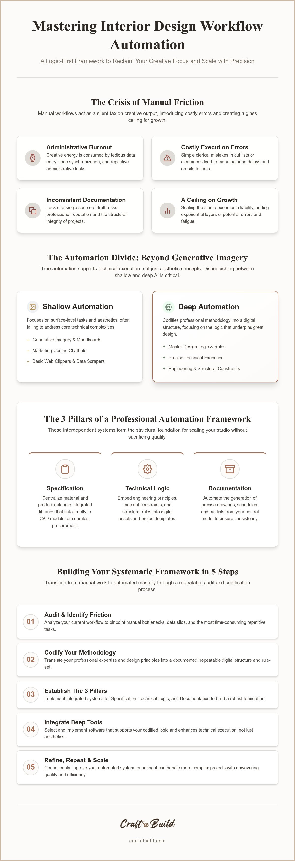Interior design workflow automation