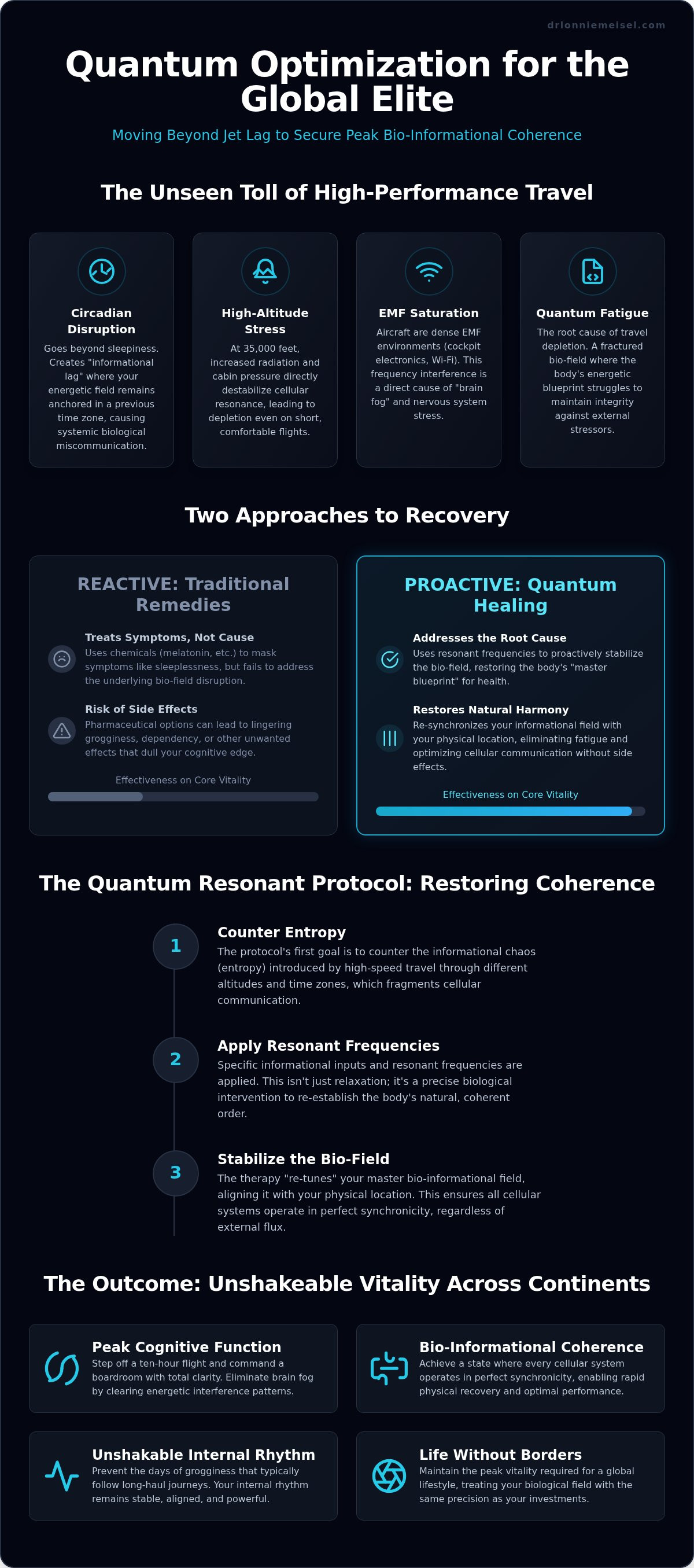 Quantum healing for frequent travelers