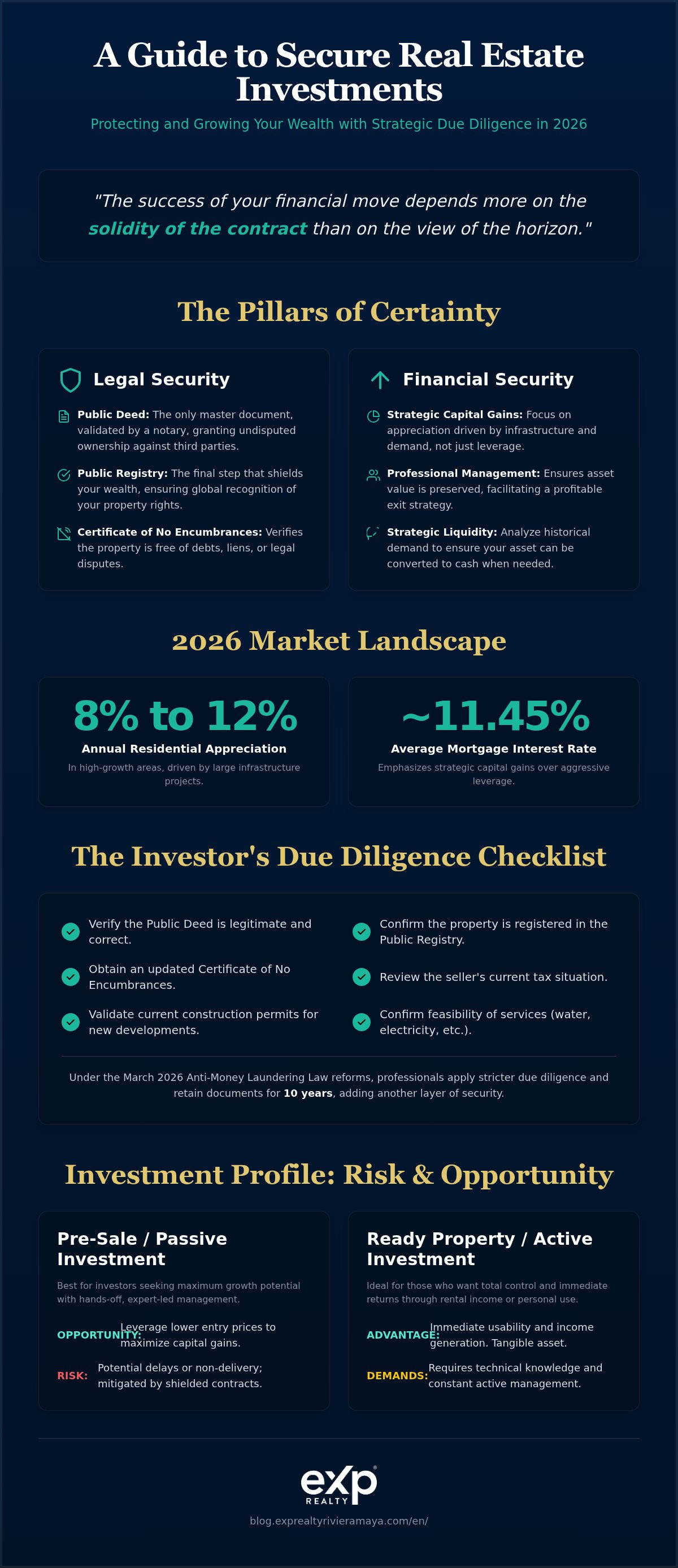 Secure real estate investments