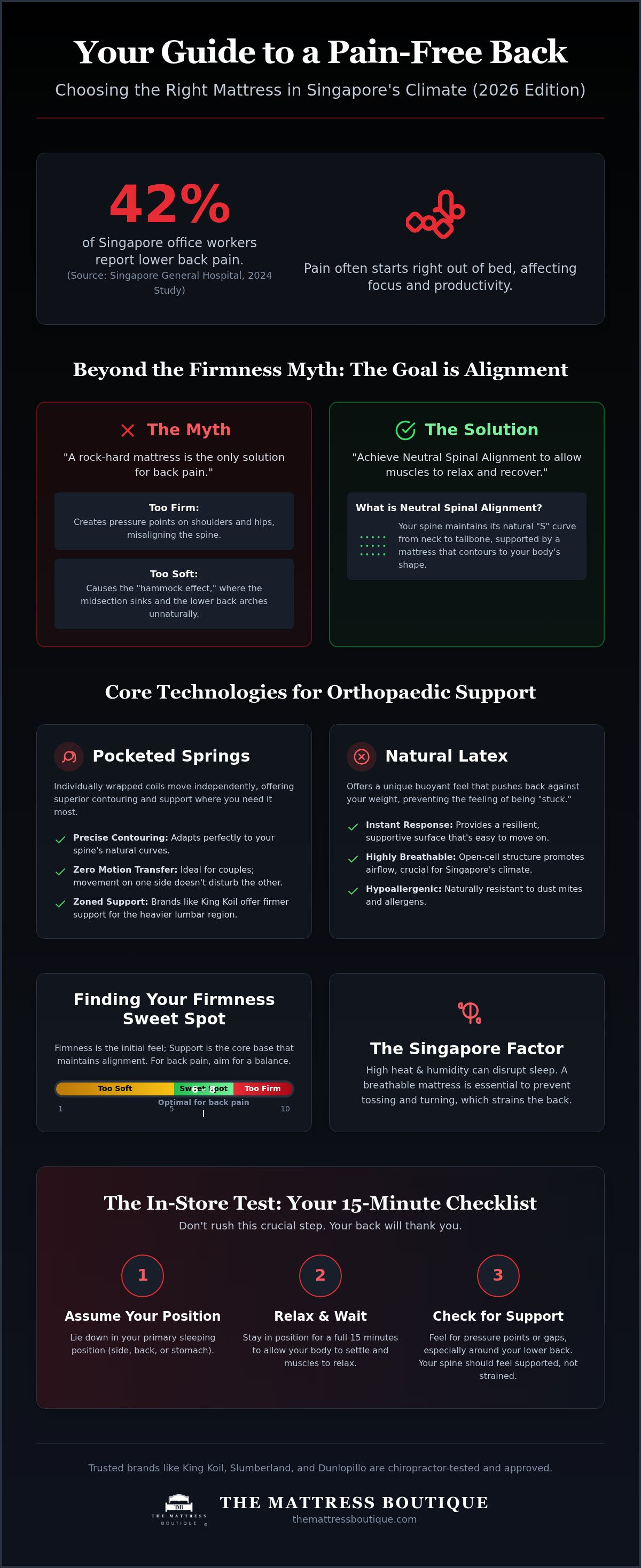 Best mattress for back pain singapore
