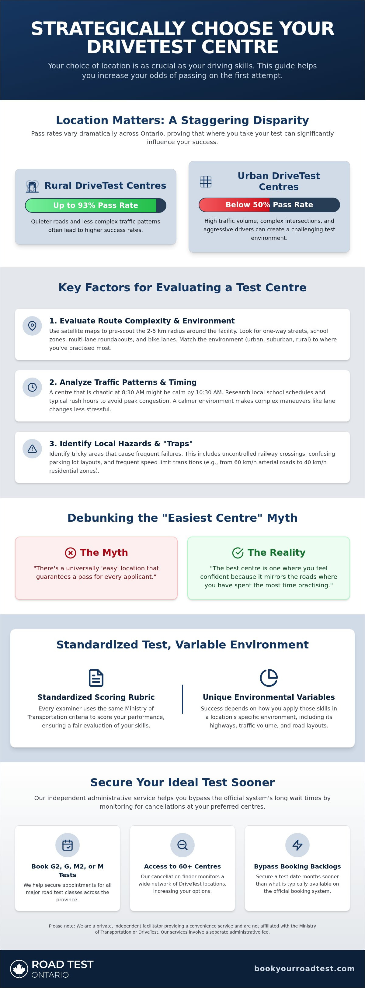 How to choose a drive test centre