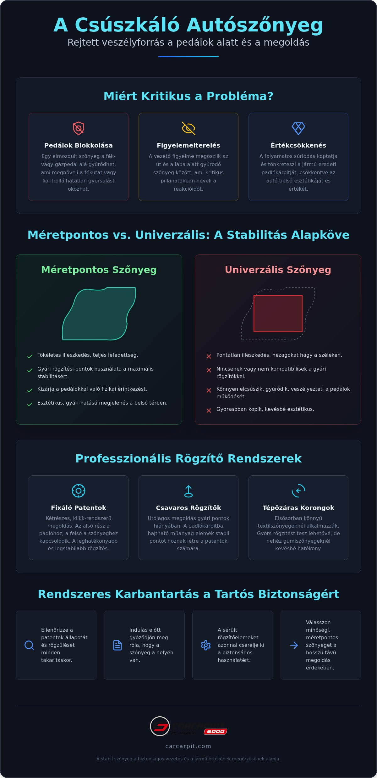 Csúszkáló autószőnyeg