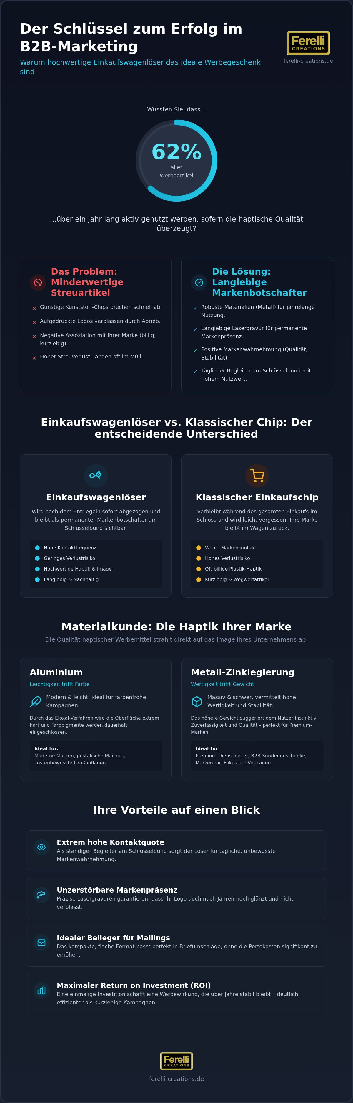Einkaufswagenlöser als Werbegeschenk