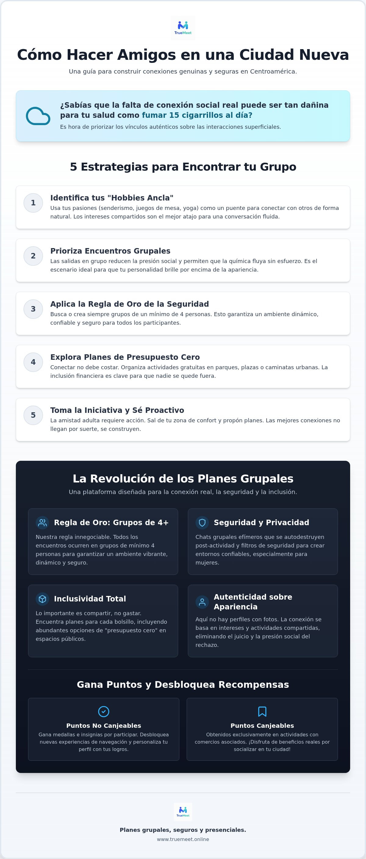 Cómo hacer amigos en una ciudad nueva