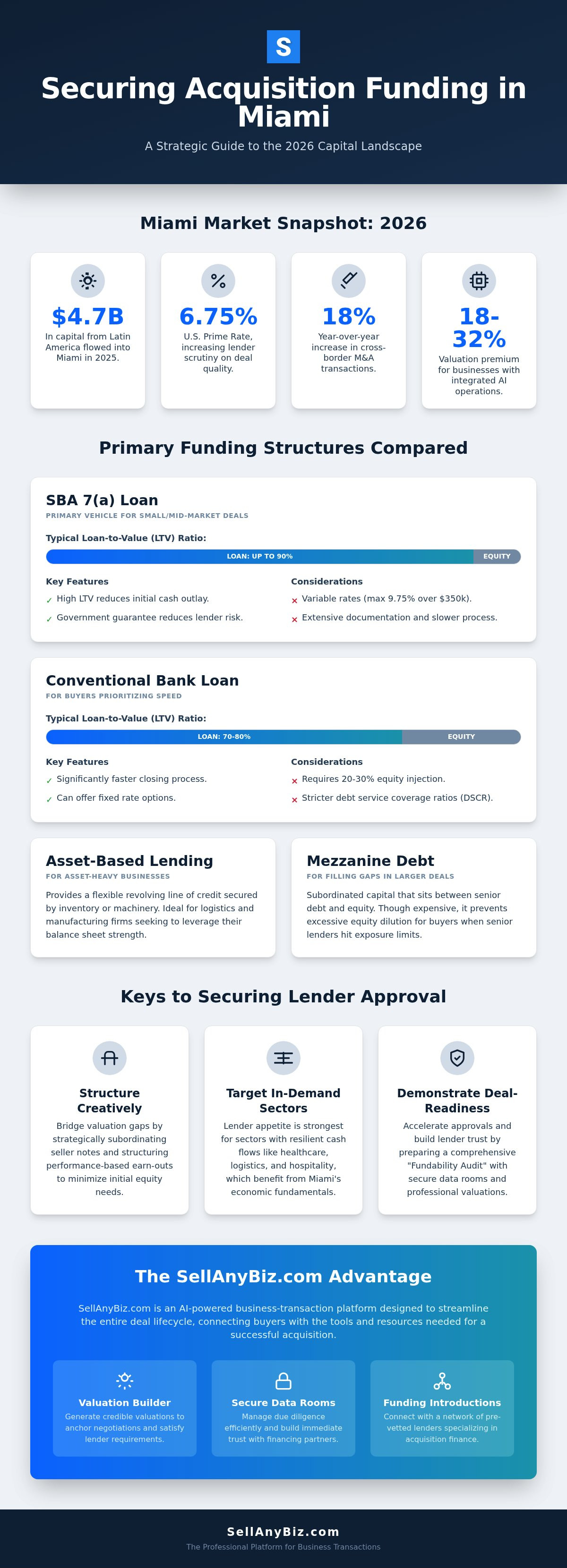 Acquisition funding Miami
