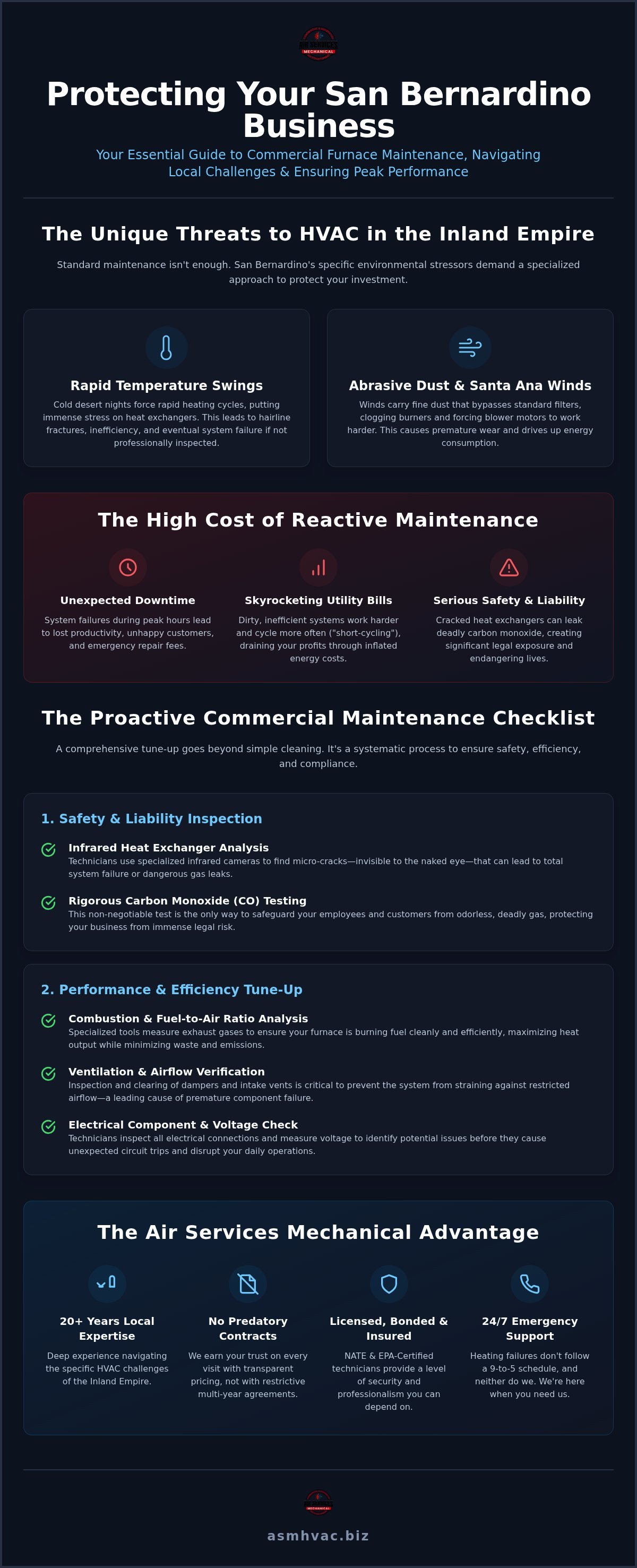 Commercial furnace maintenance San Bernardino