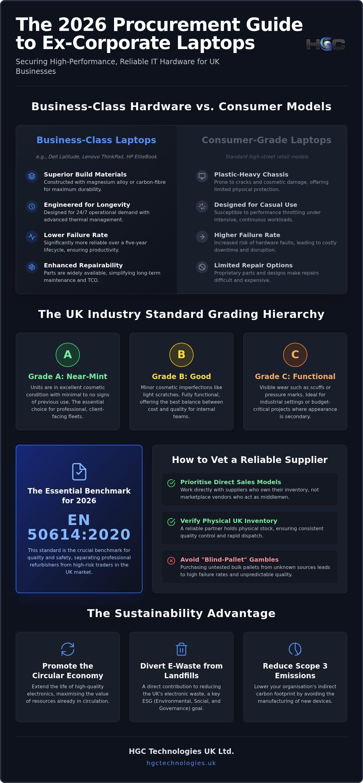 Reliable ex-corporate laptop supplier