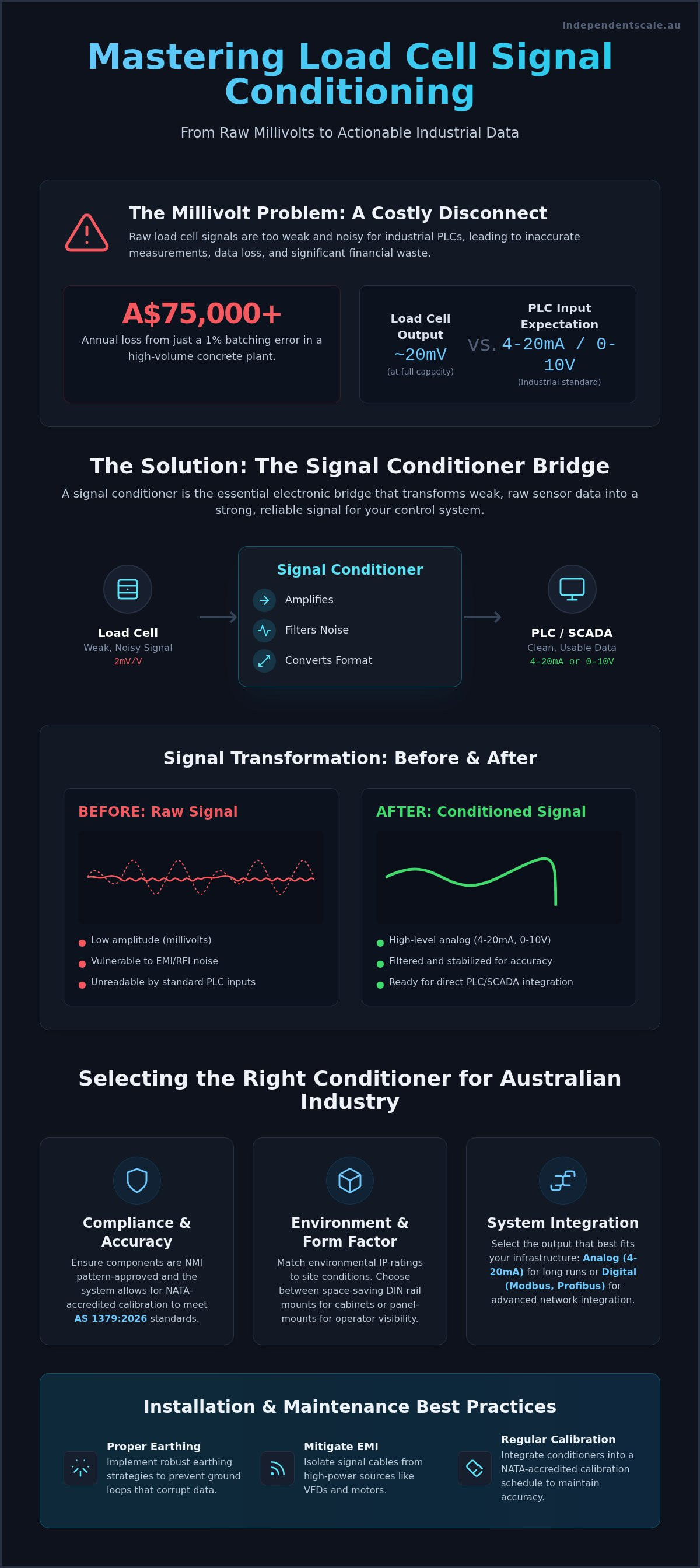 Load cell signal conditioner Australia