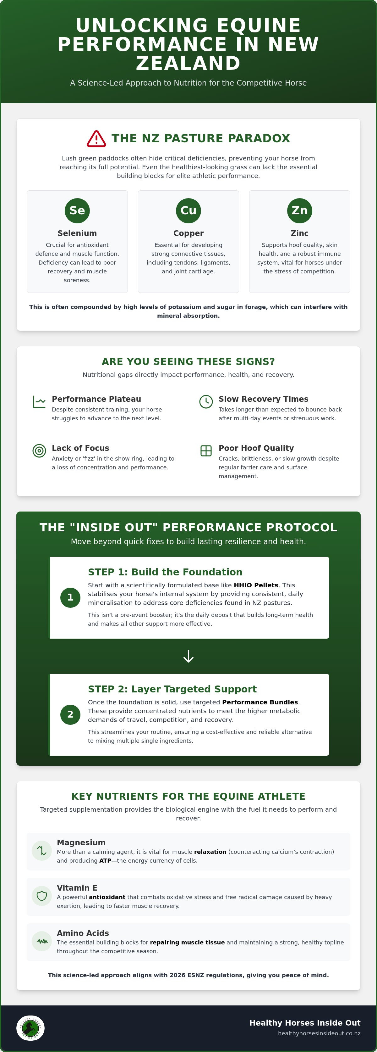 Performance horse supplements NZ