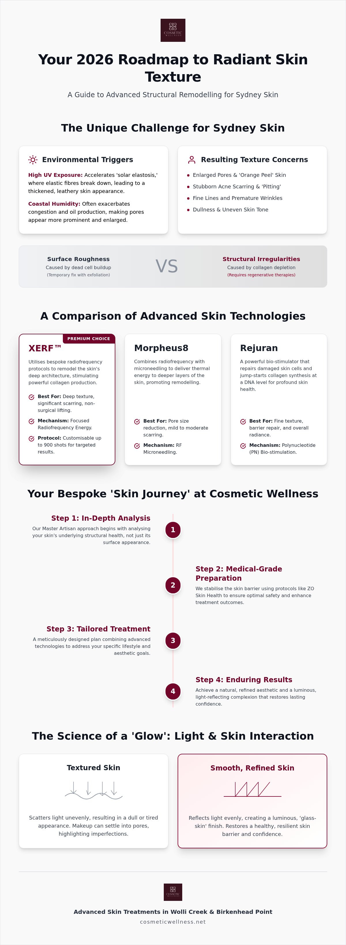 How to improve skin texture sydney