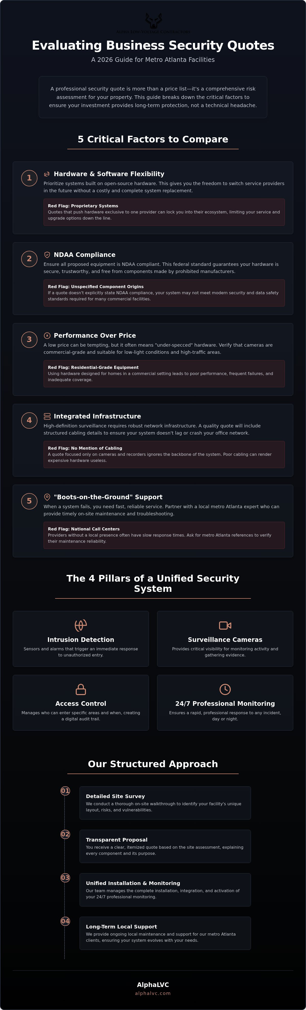 Atlanta business security system quotes