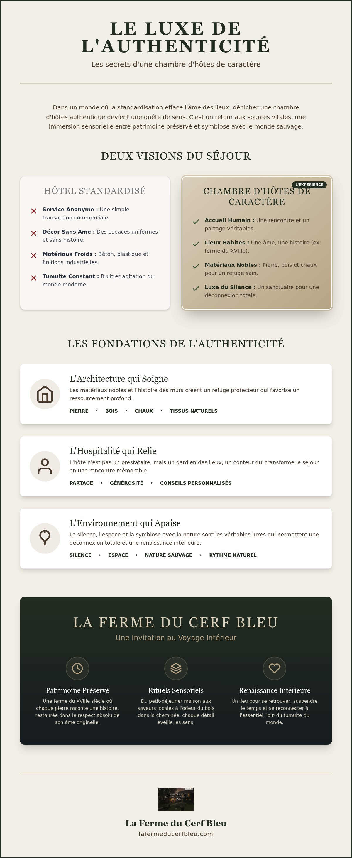 Chambre d'hôtes de caractère authentique