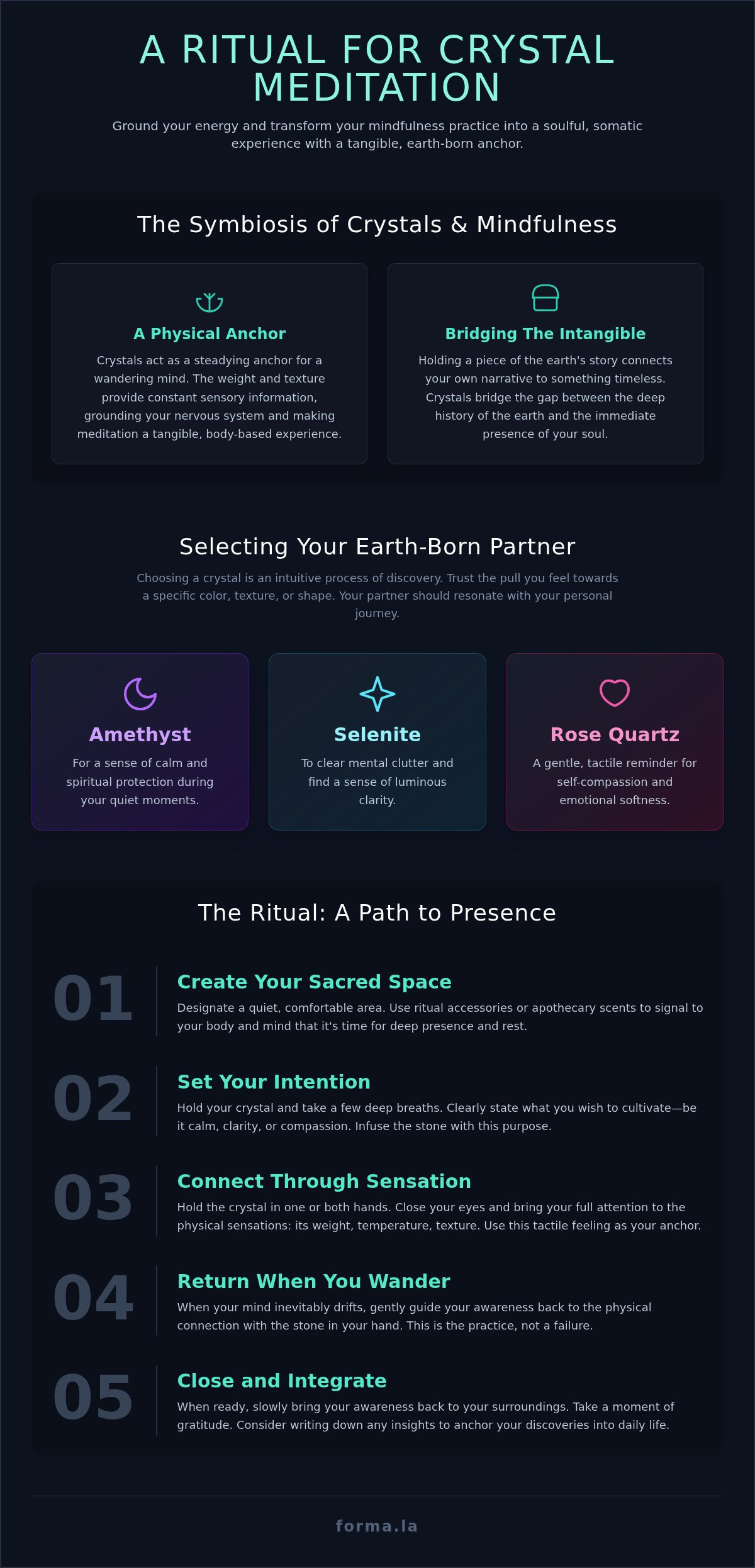 How to use crystals for meditation