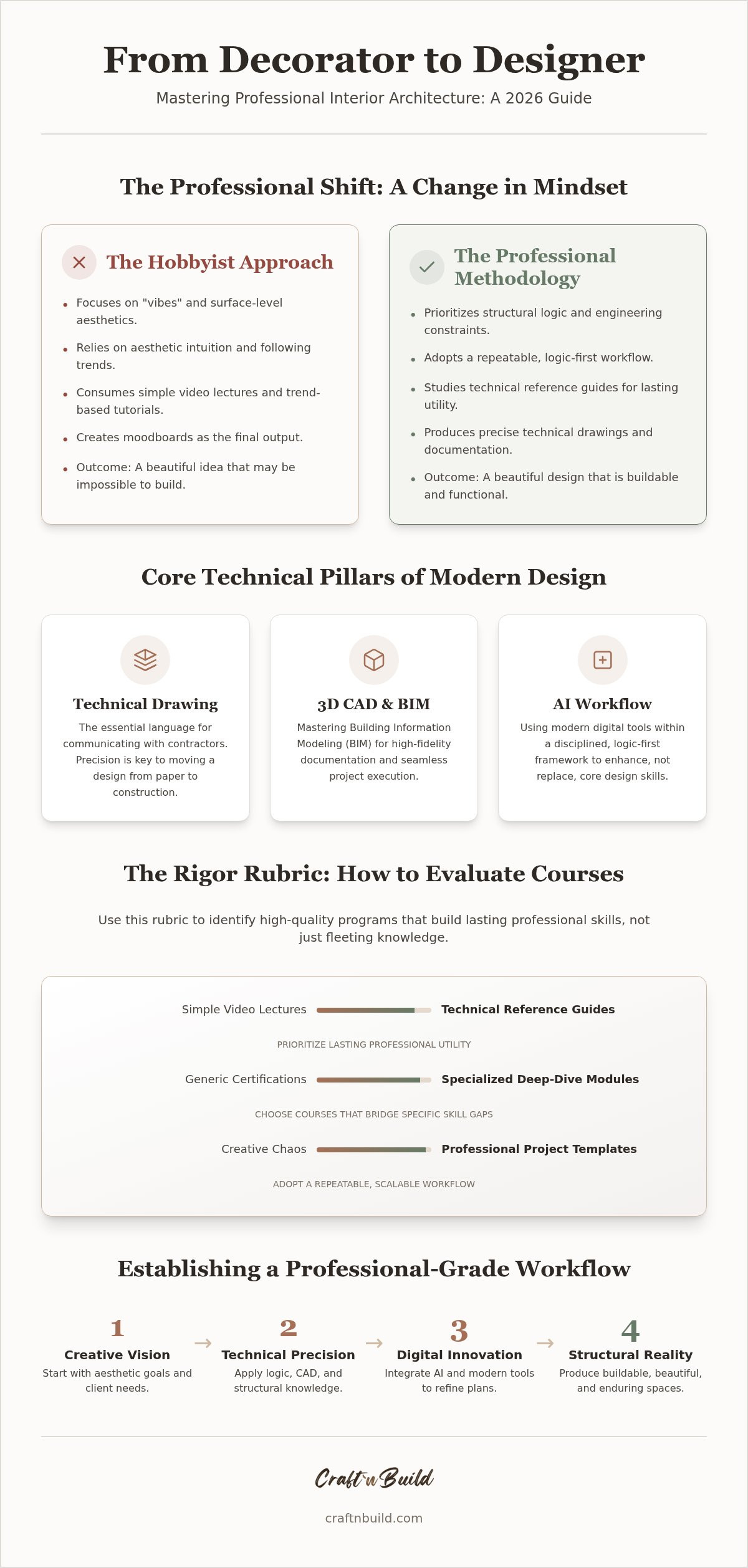 Interior design skill building courses