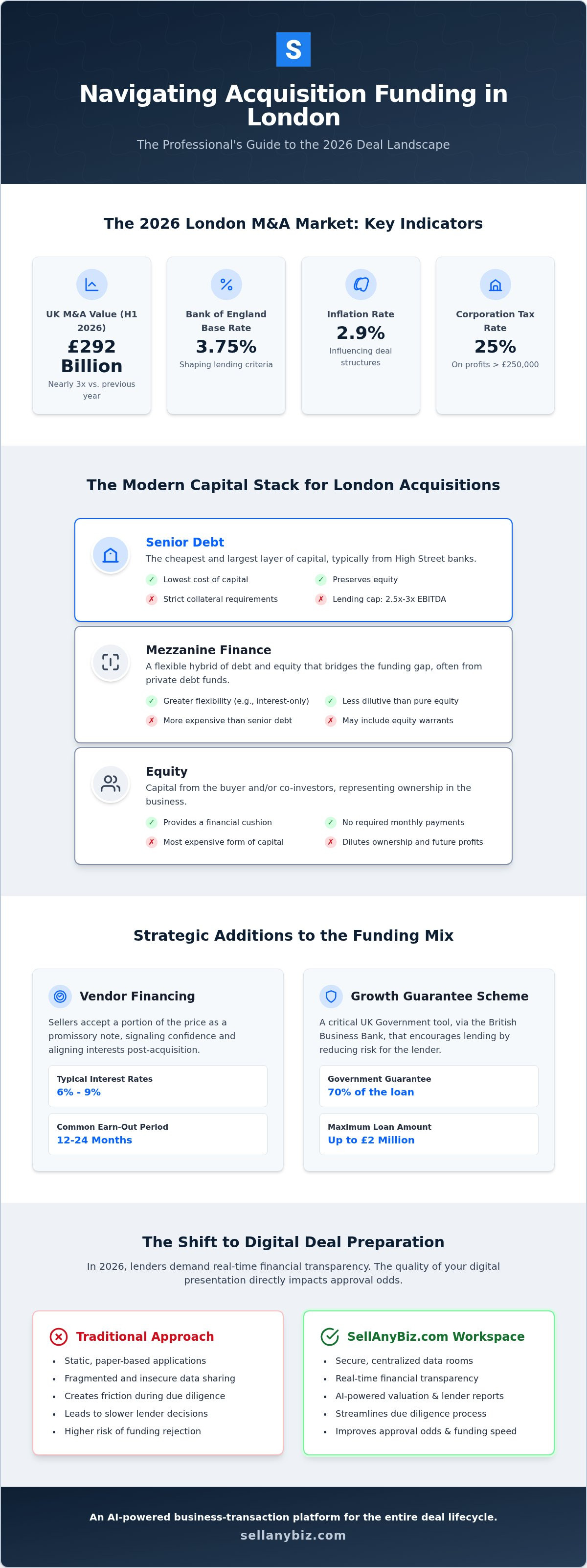 Acquisition funding London