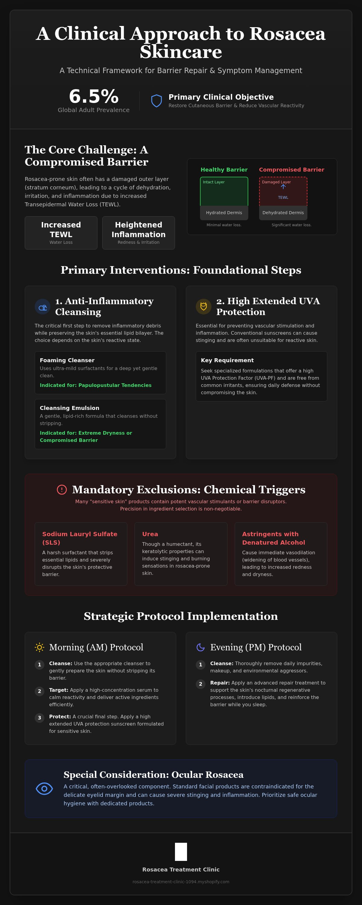 Rosacea skin care routine