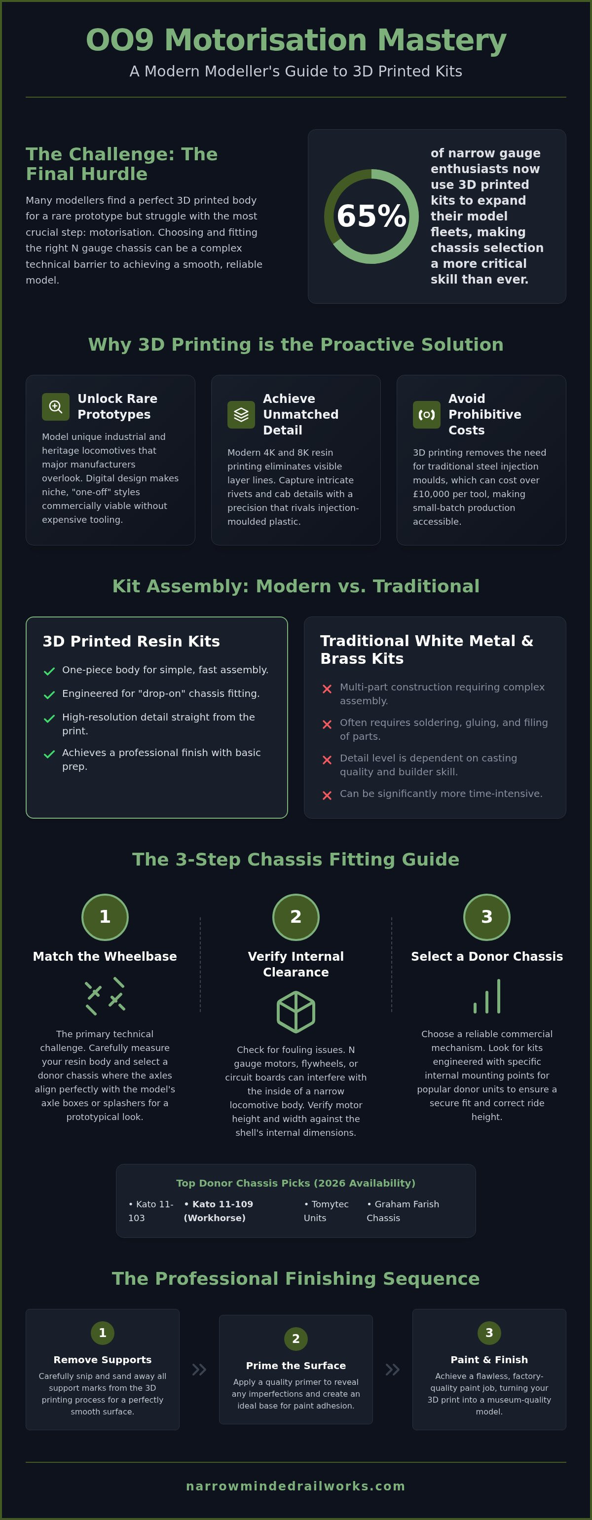 Choosing a chassis for oo9 kits