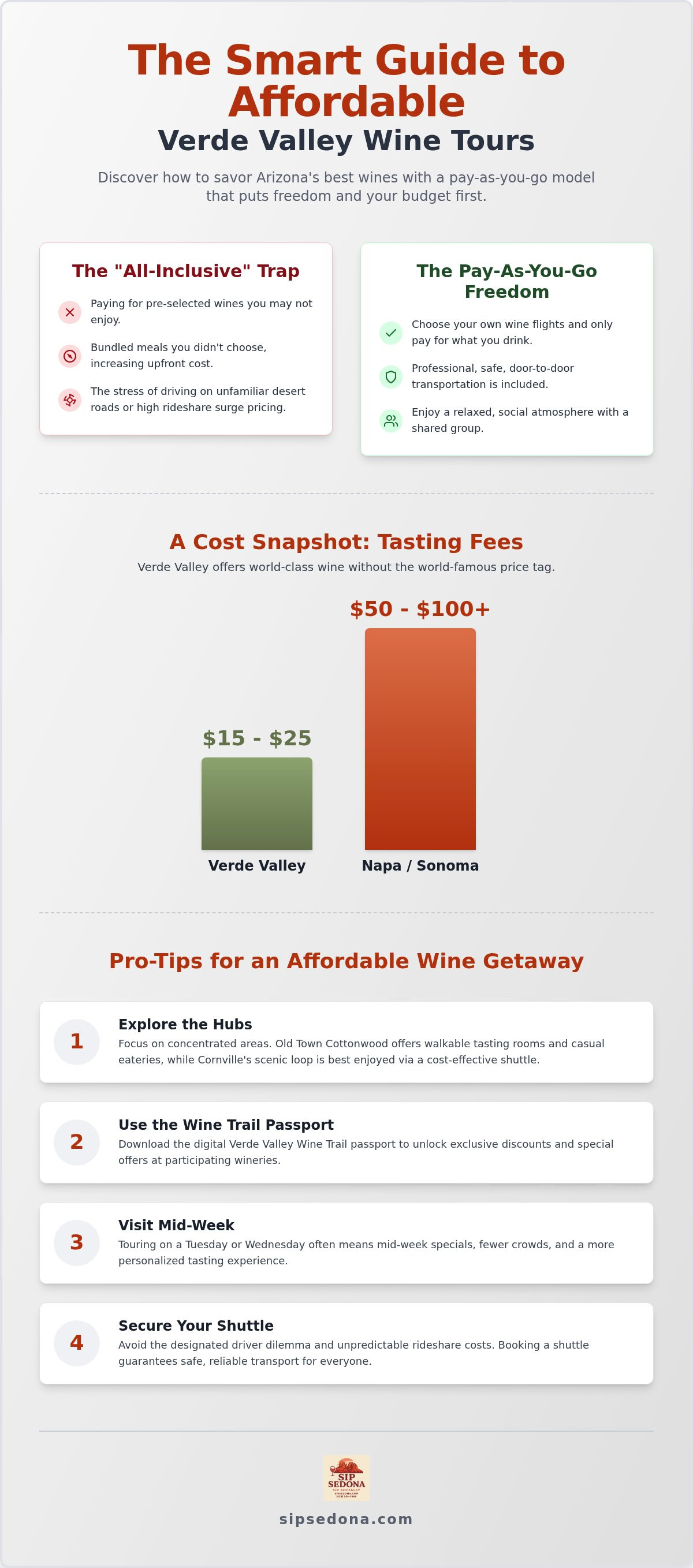 Affordable Verde Valley wine tours