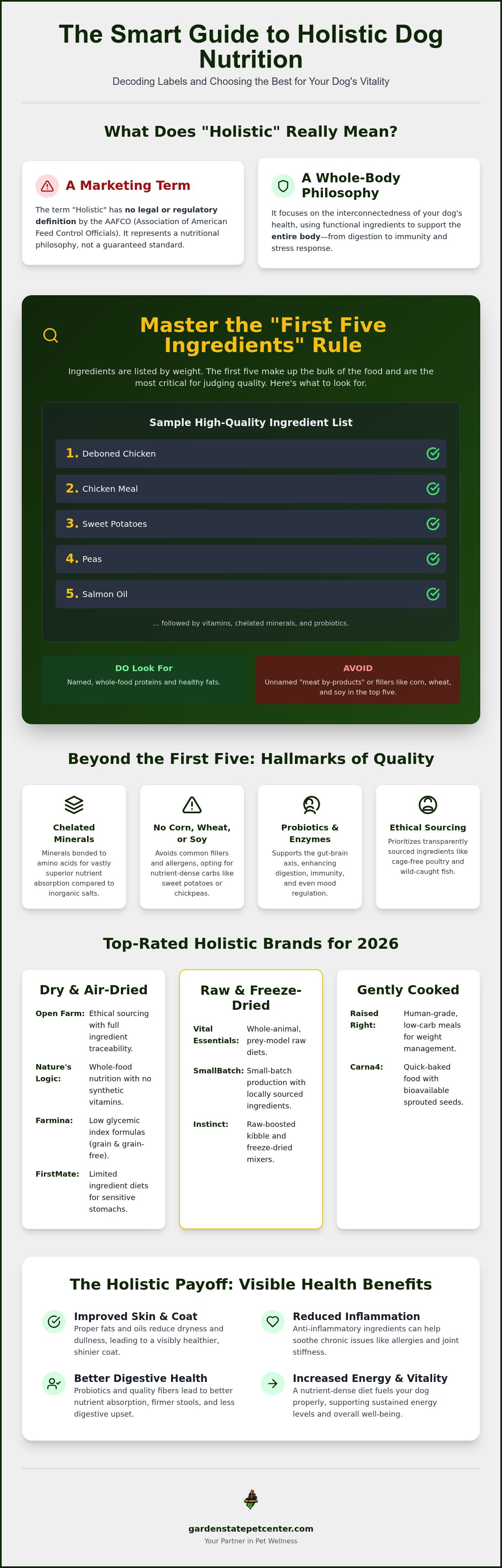Holistic dog food brands
