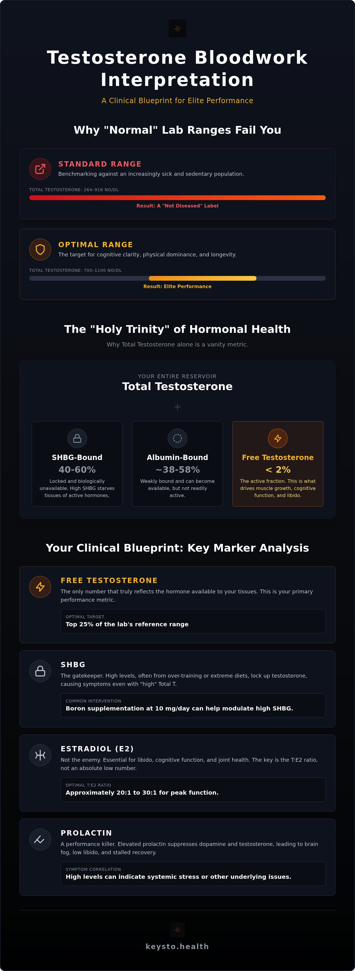 Testosterone bloodwork interpretation