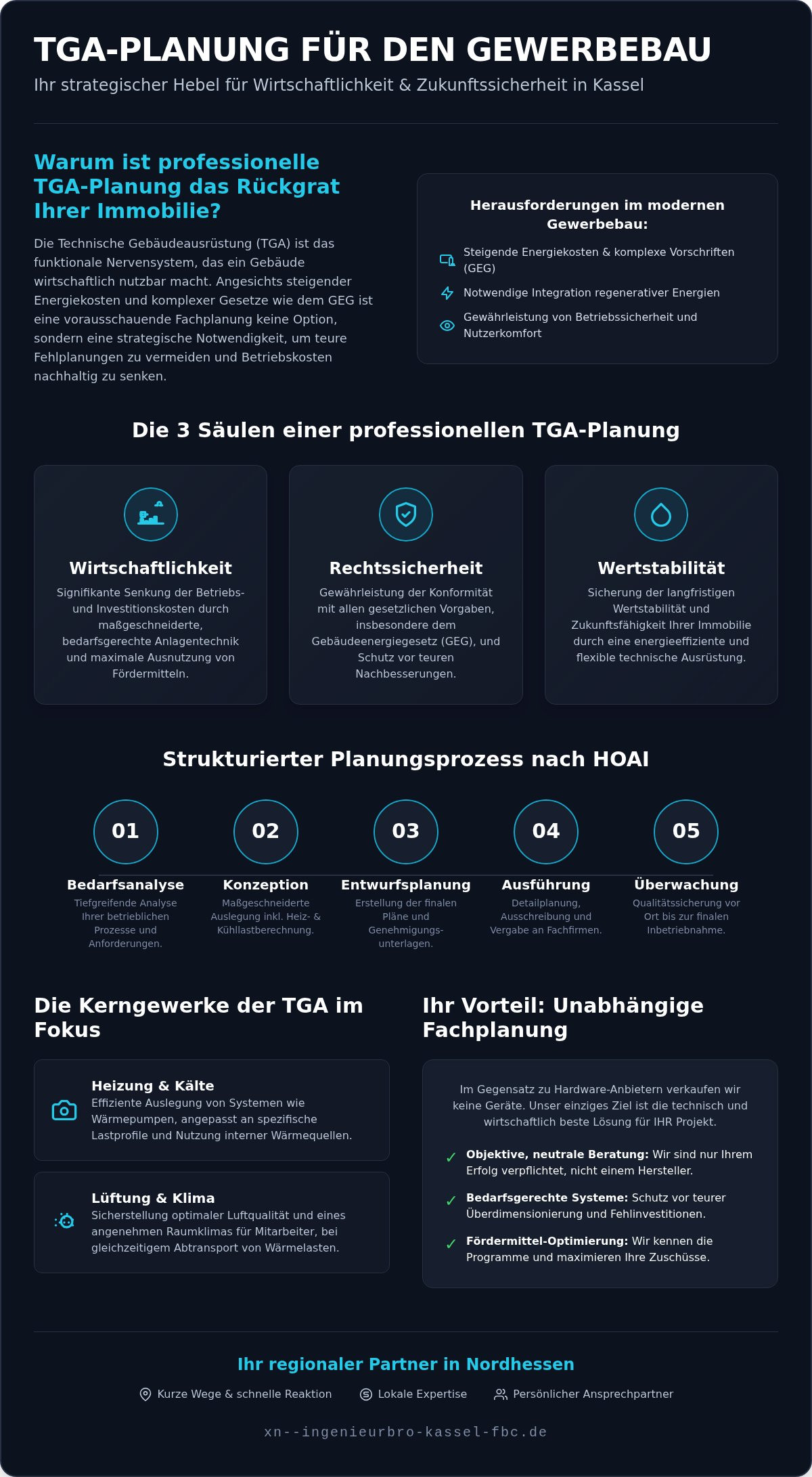TGA Planung Gewerbebau Kassel
