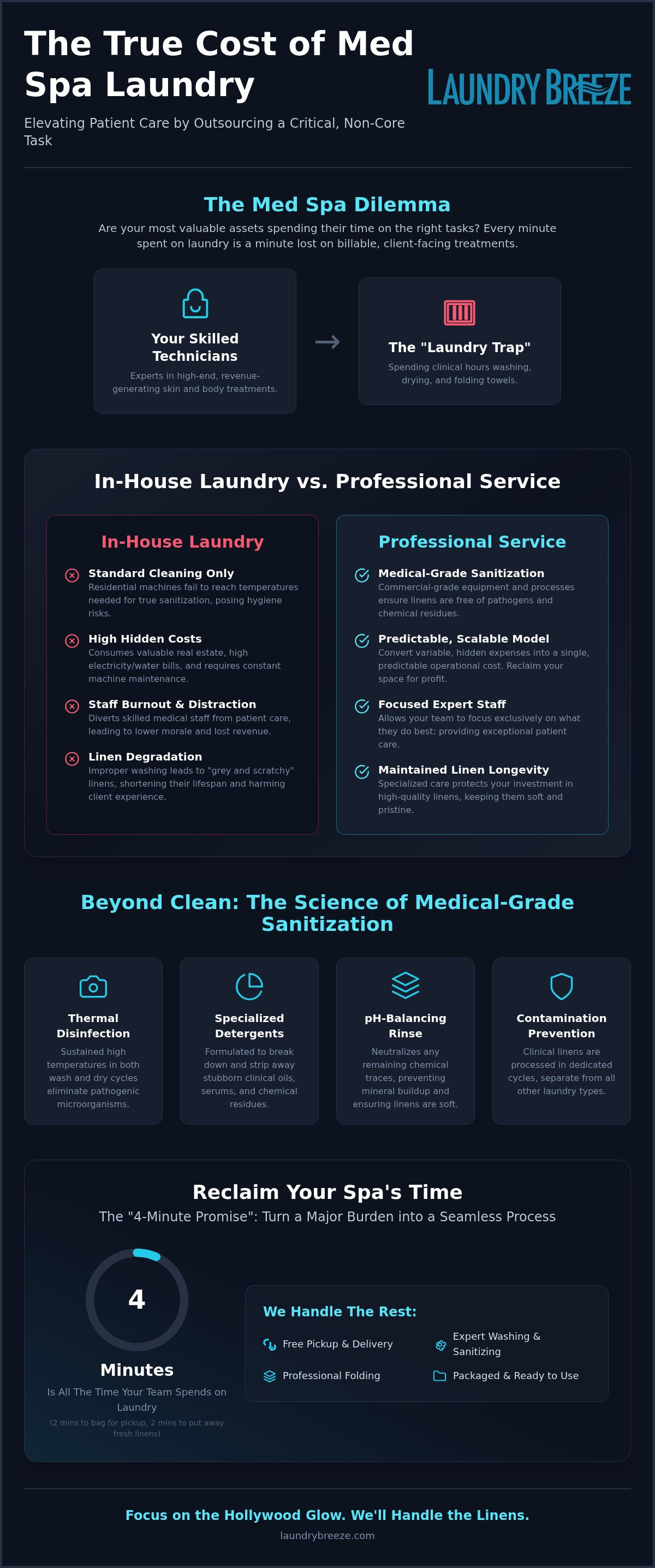 Med Spa Laundry Service in West Hollywood & Hollywood