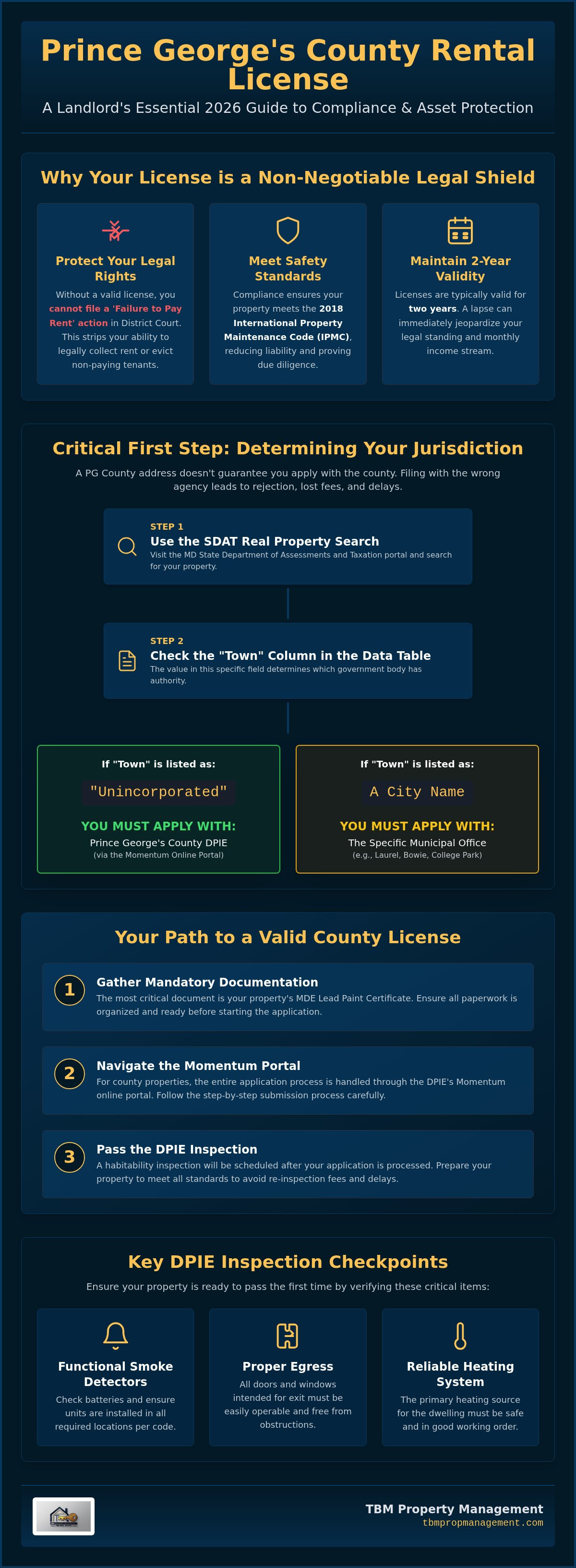 Prince george's county rental license process