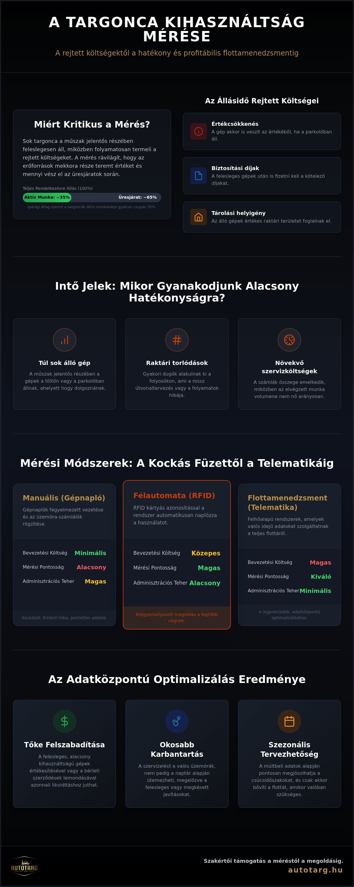 Targonca kihasználtság mérése