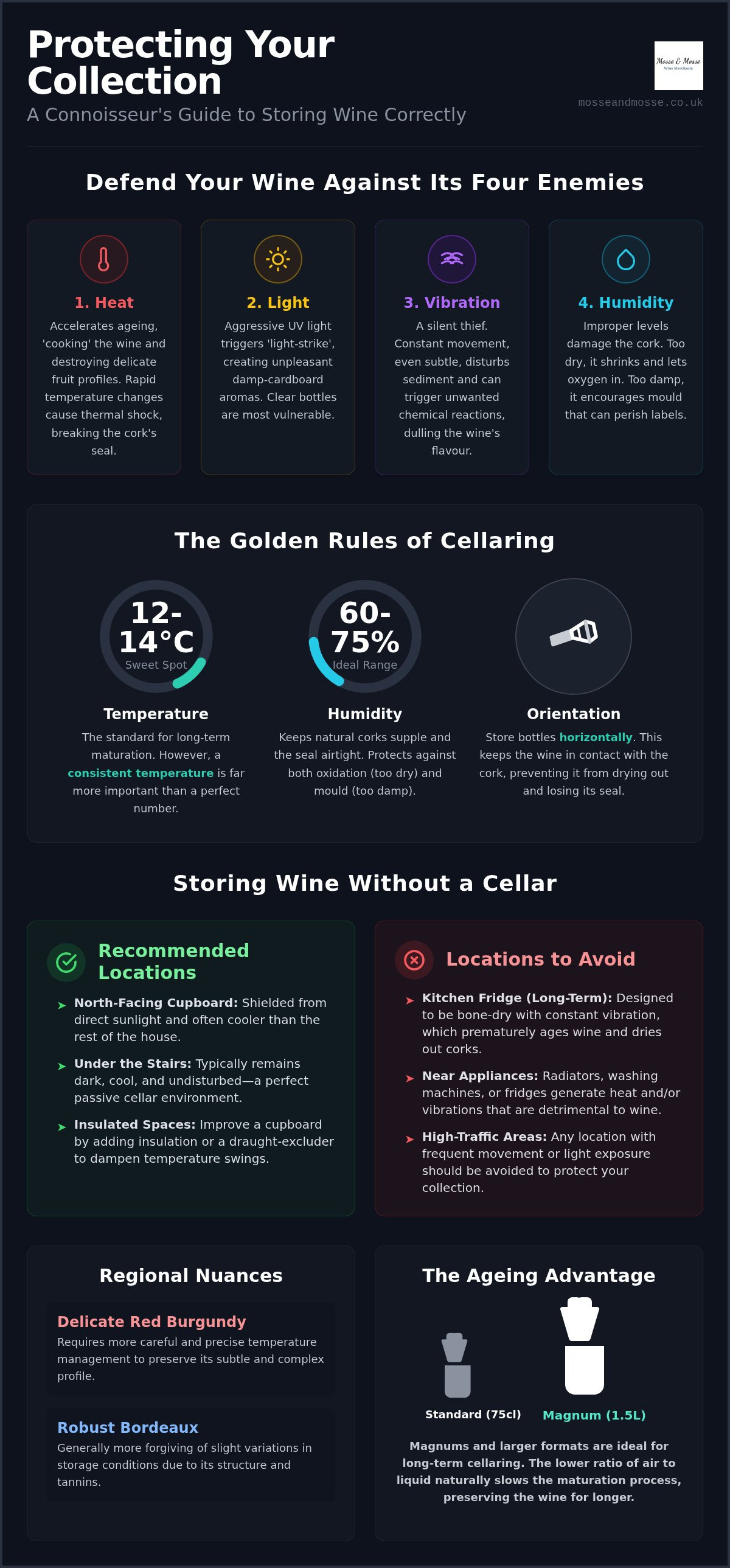 How to store wine