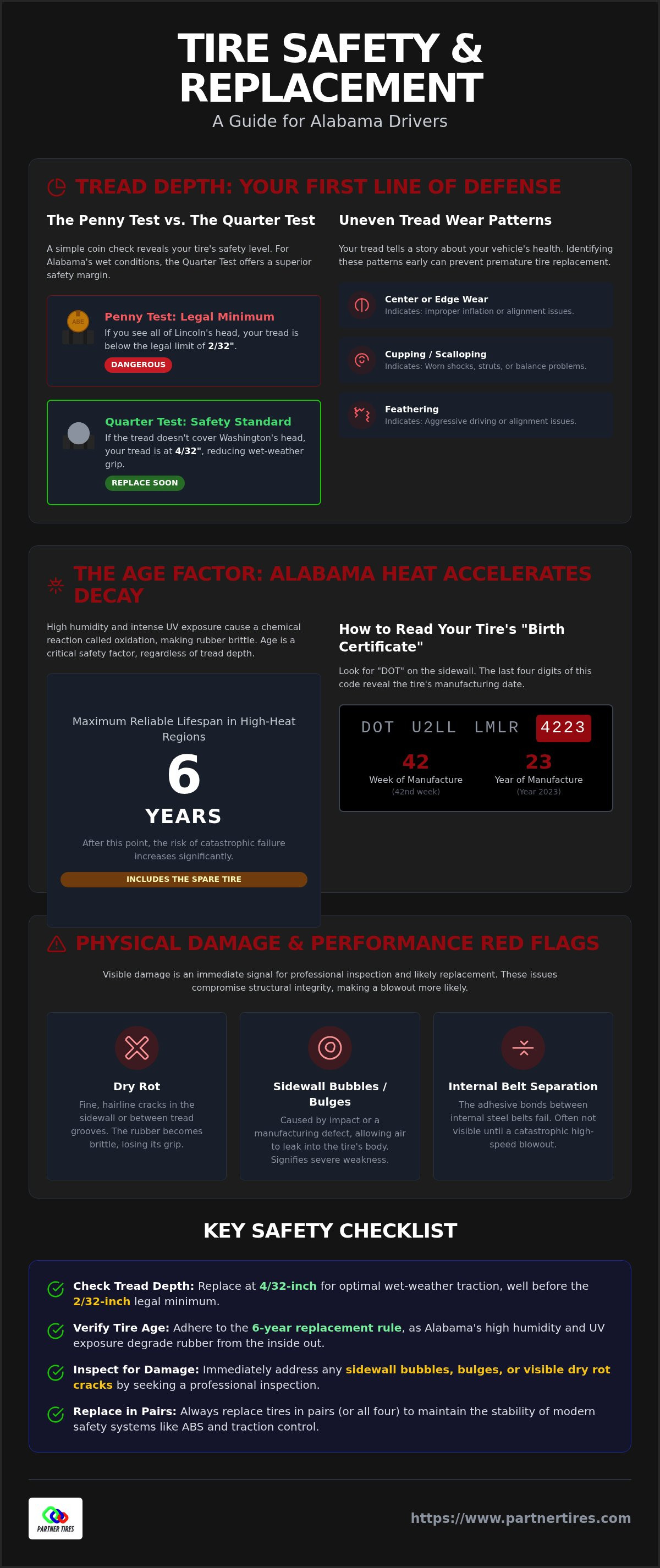 When to replace tires