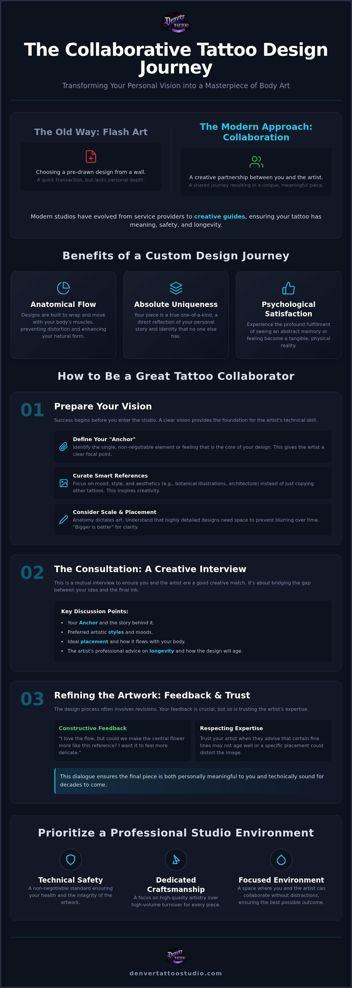 Collaborative tattoo design Denver