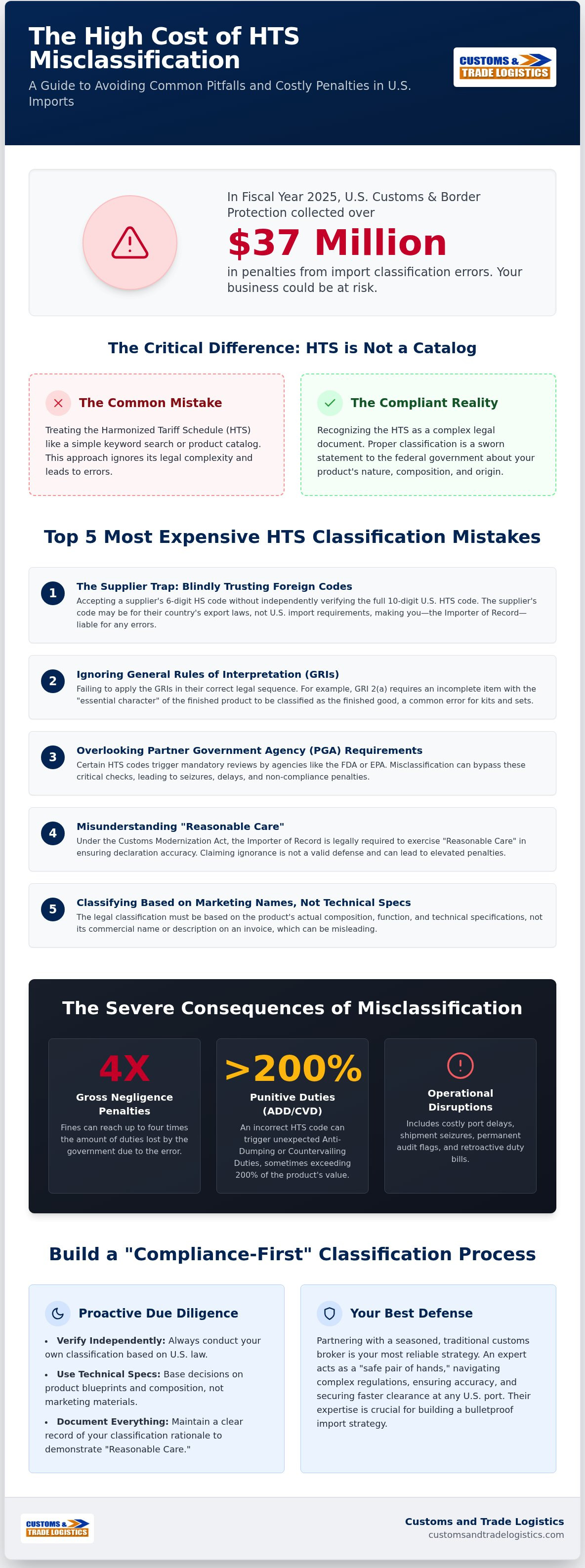 Common HTS classification mistakes