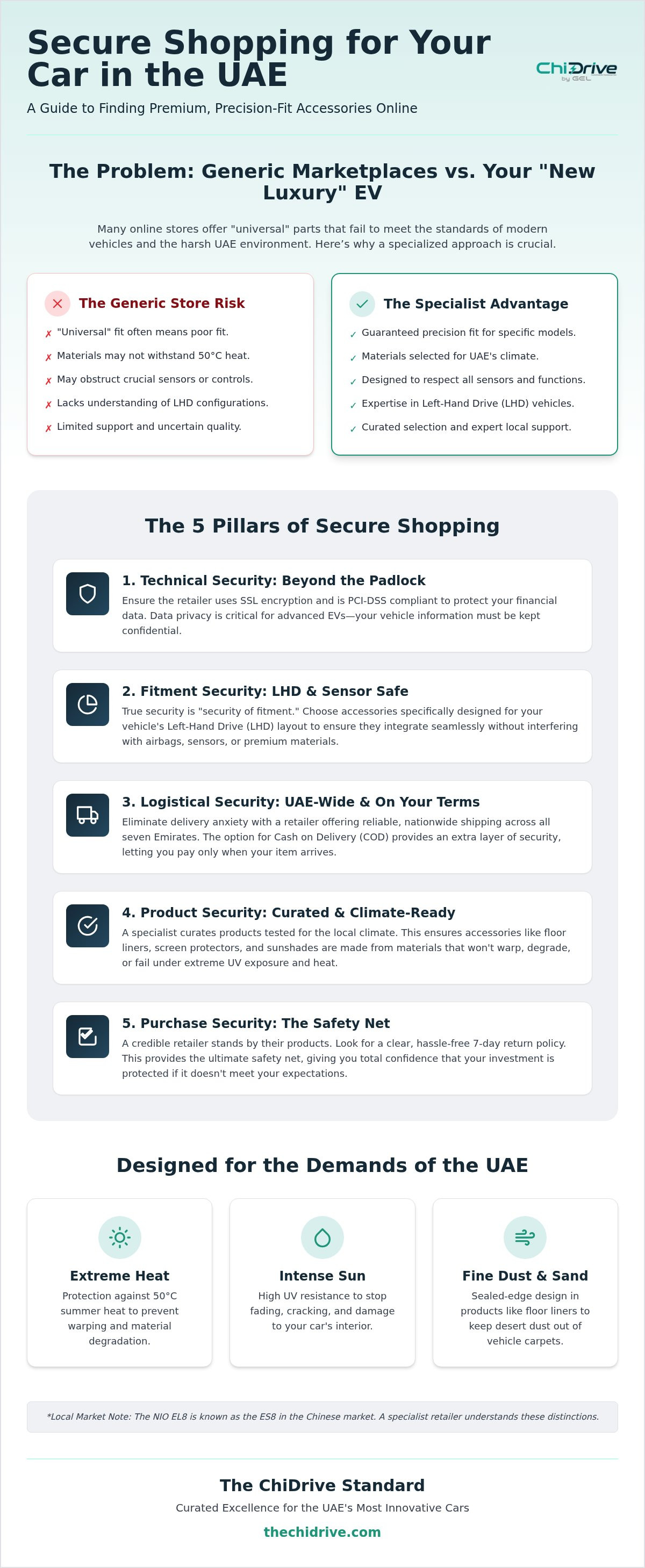 Secure online car accessory shopping UAE