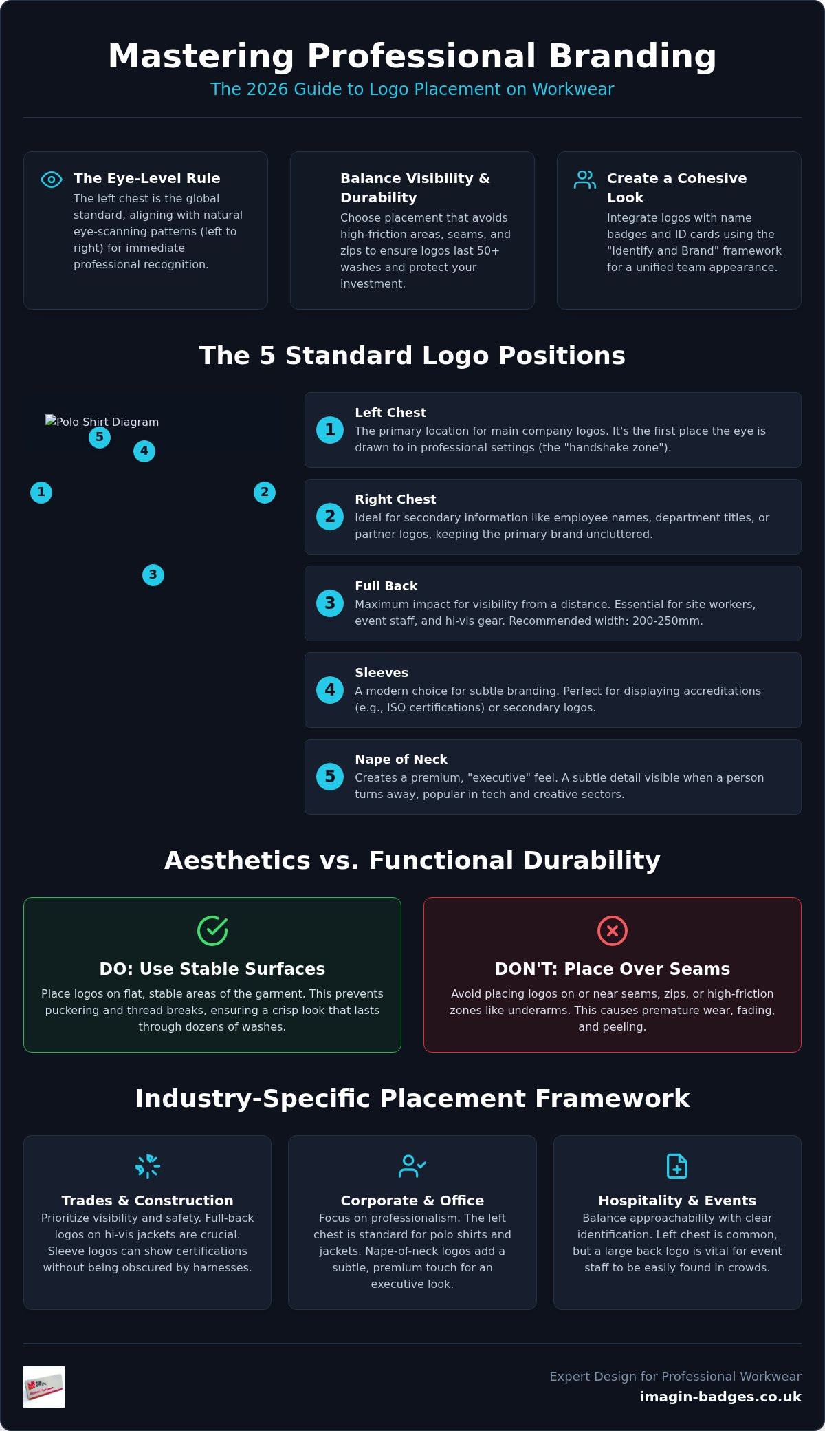 How to choose logo placement