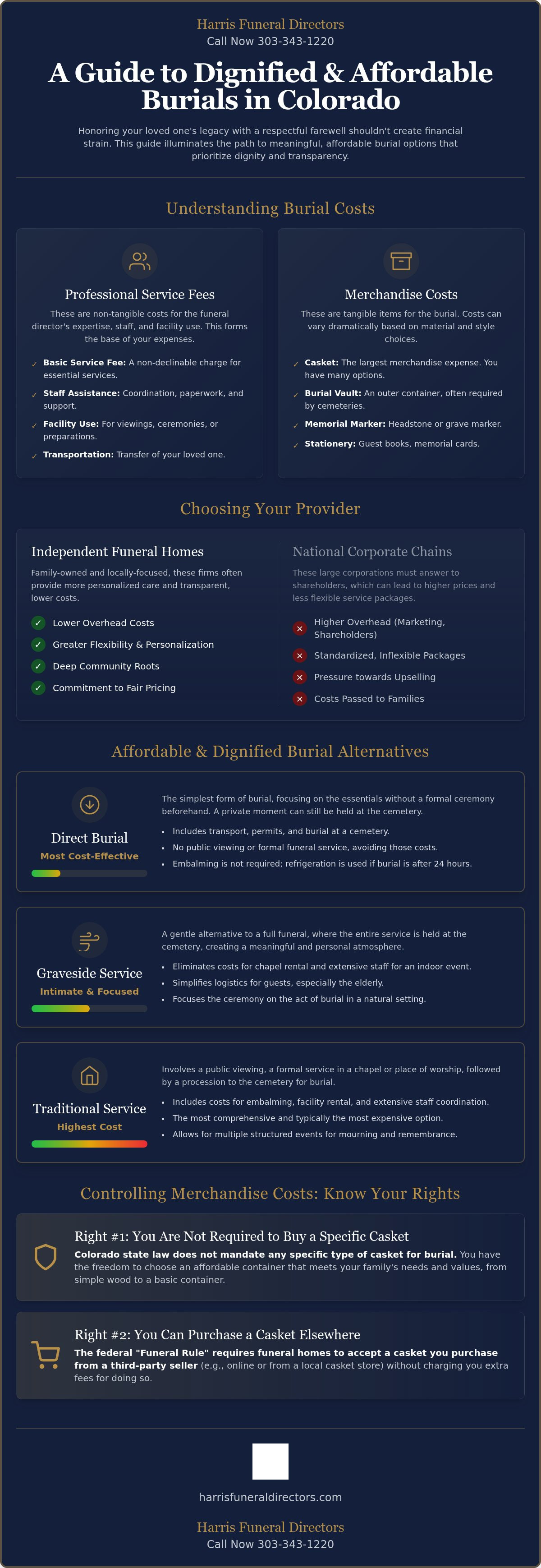 Affordable burial options colorado