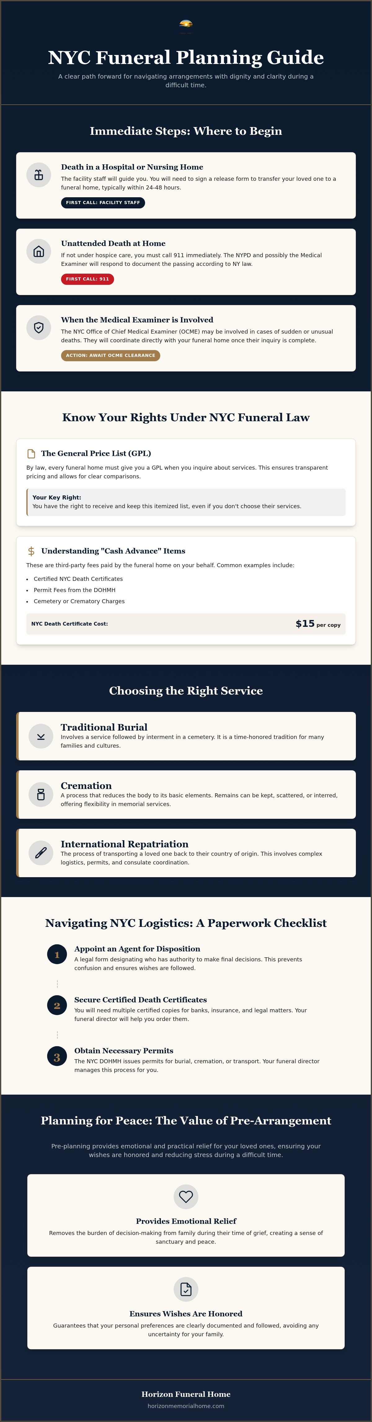 NYC funeral planning guide