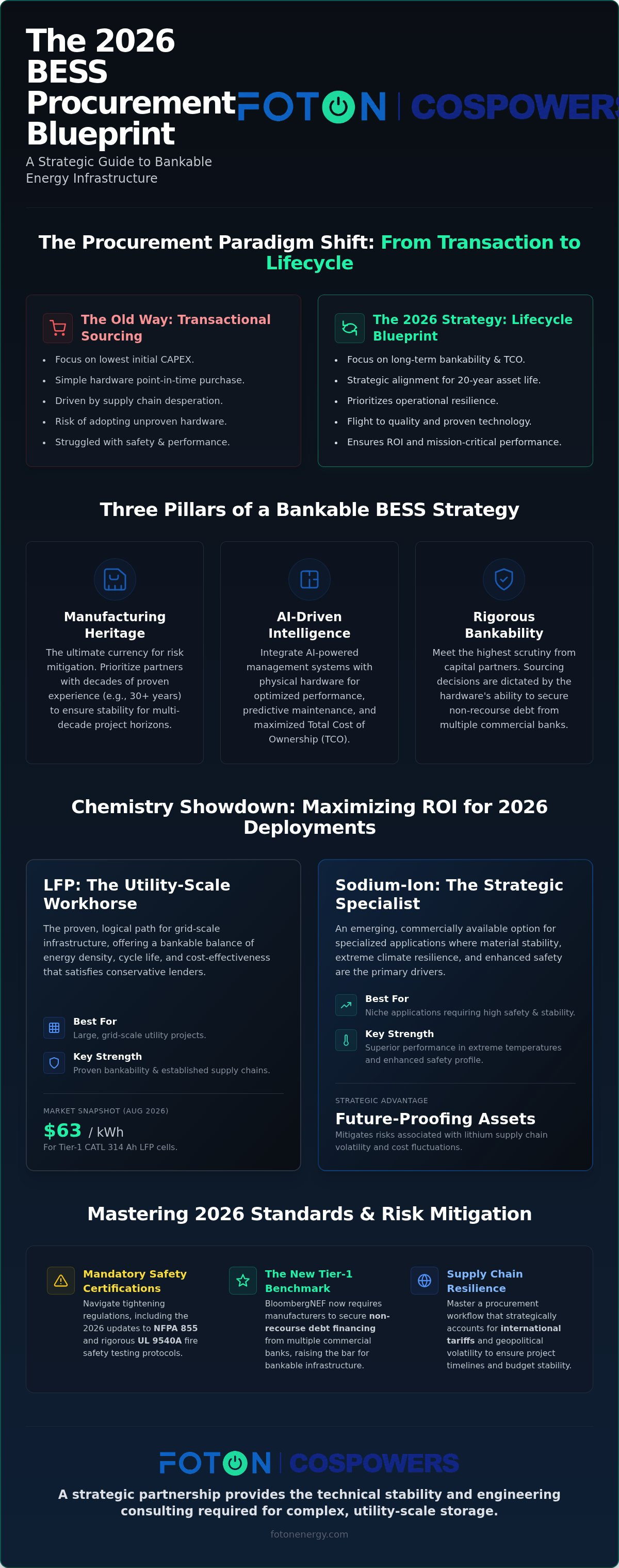 Bess procurement strategy