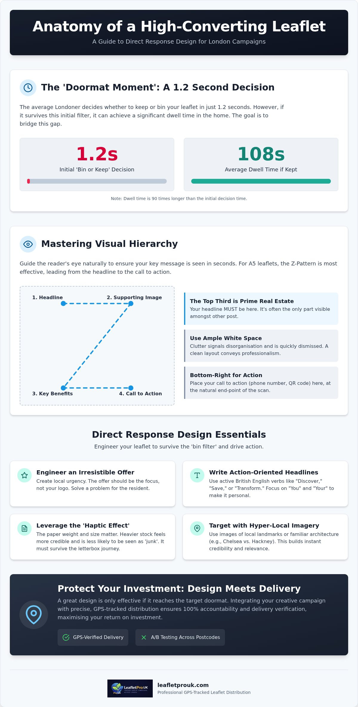 Direct response leaflet design tips