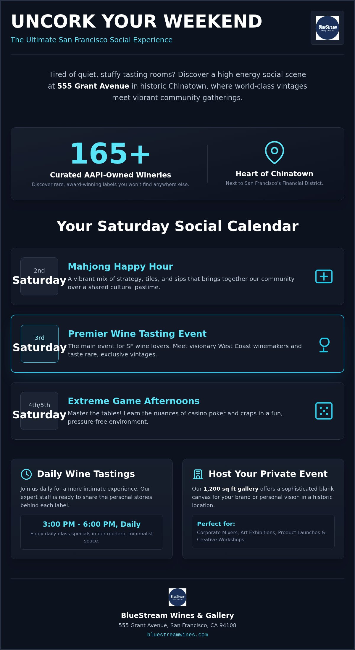 Wine tasting event San Francisco