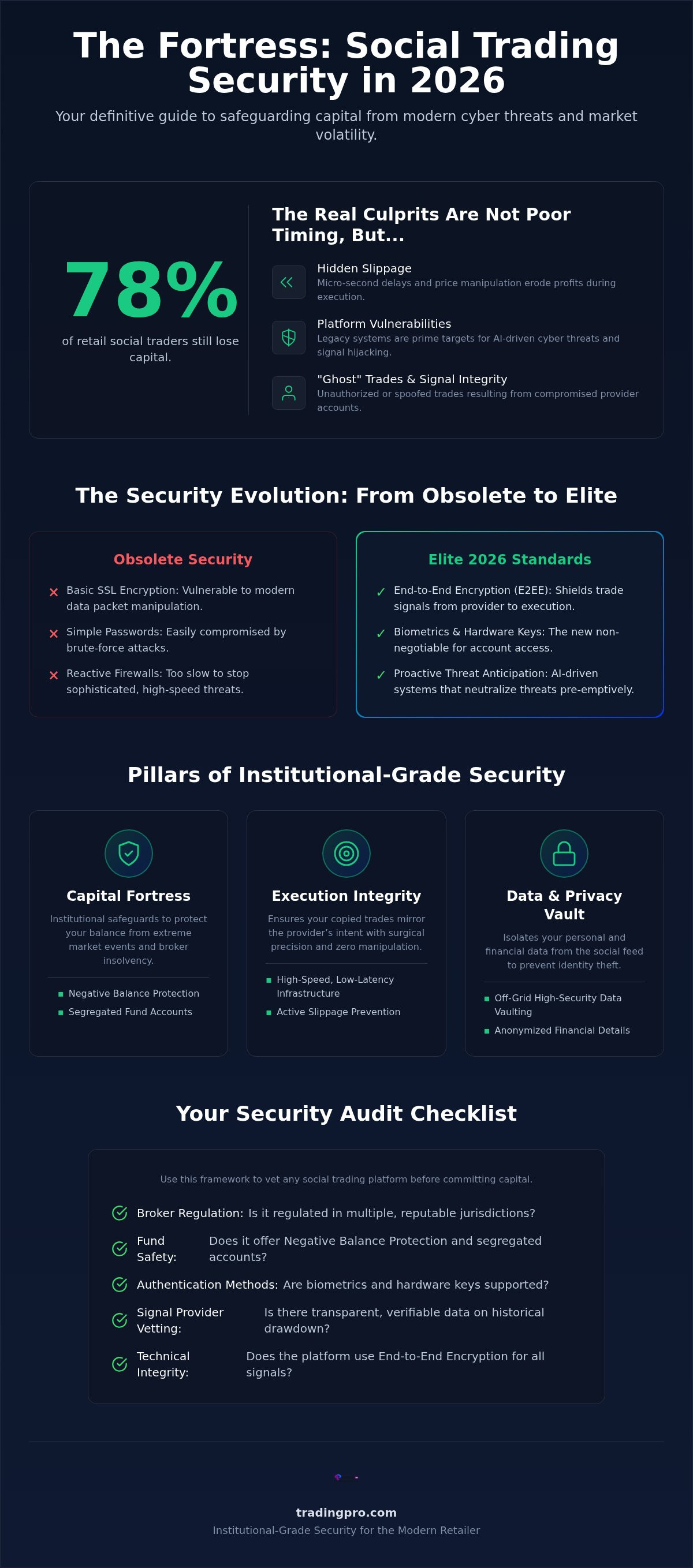 Social trading platform security