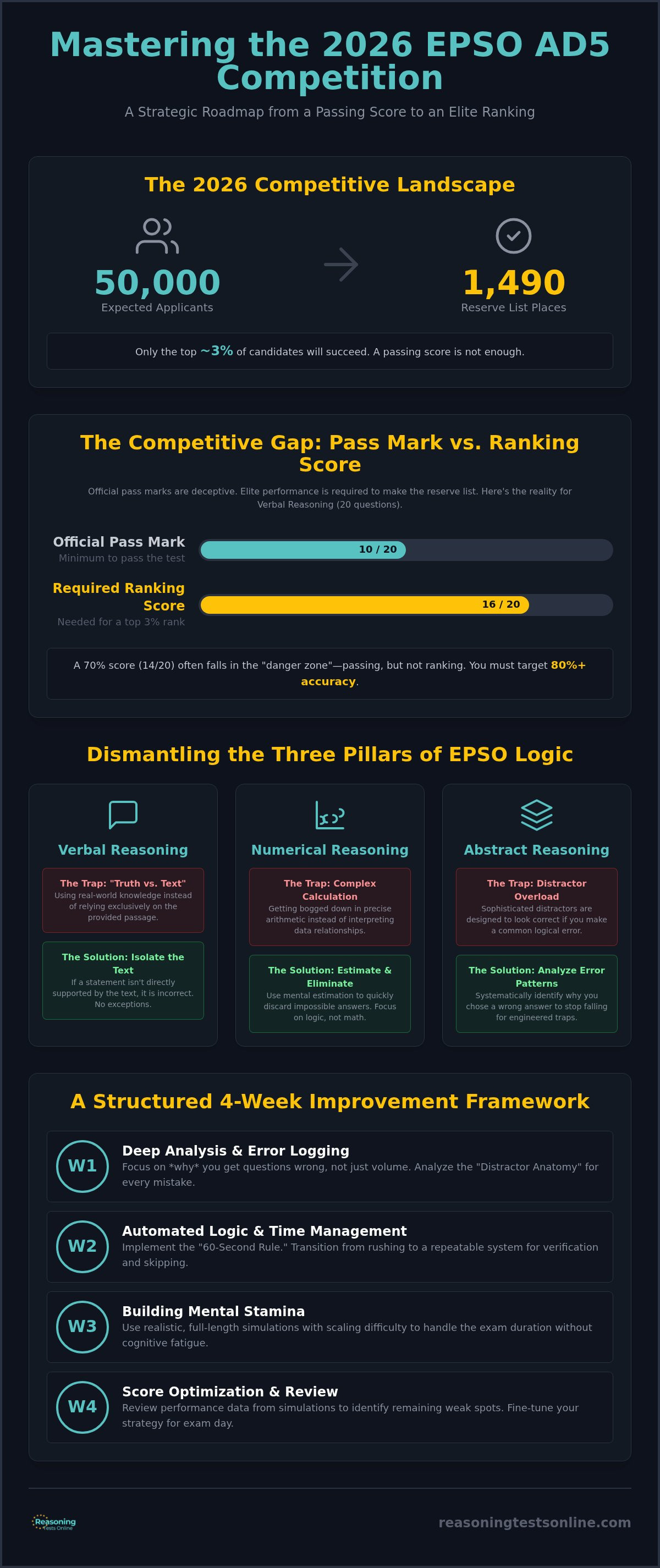 Improve EPSO test score