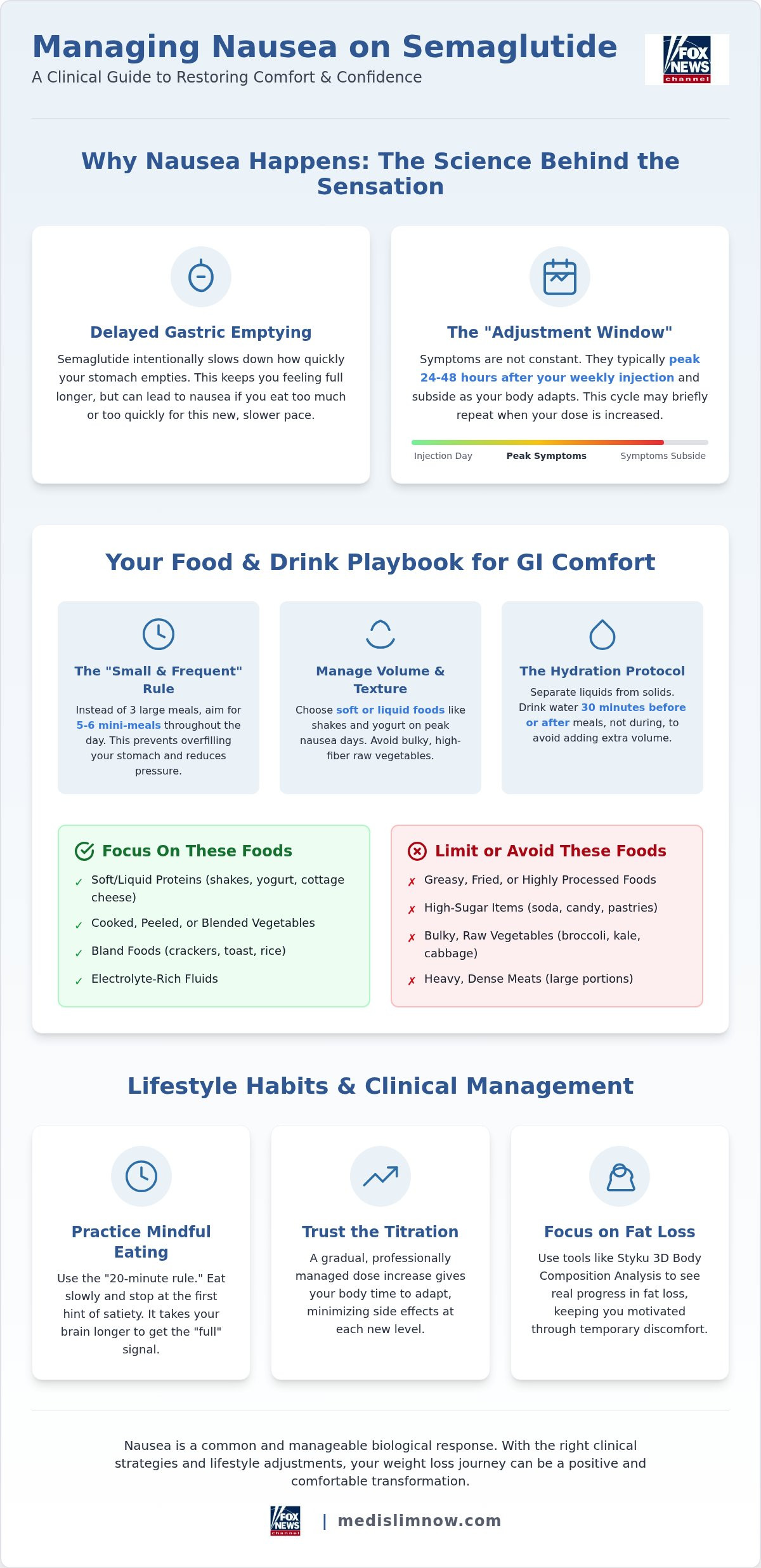 How to manage nausea on semaglutide