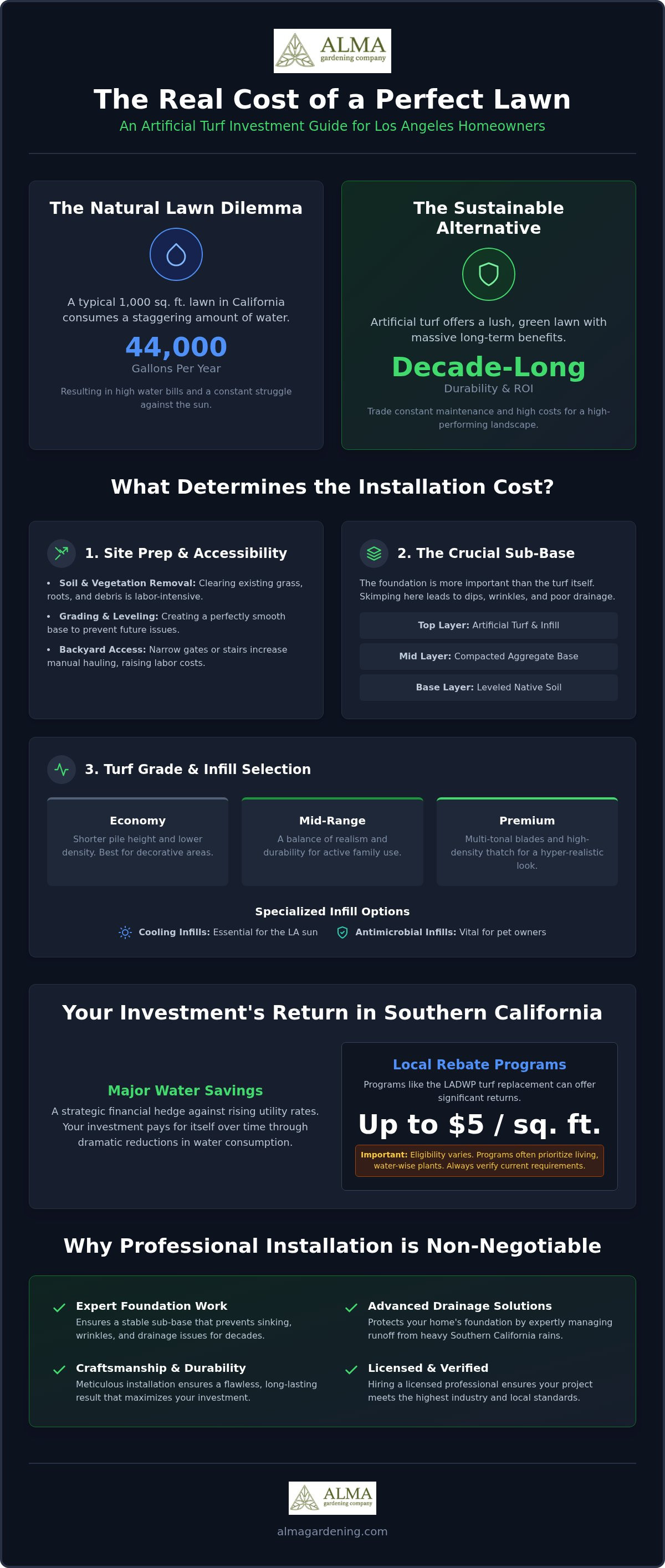 Cost to install artificial turf in backyard
