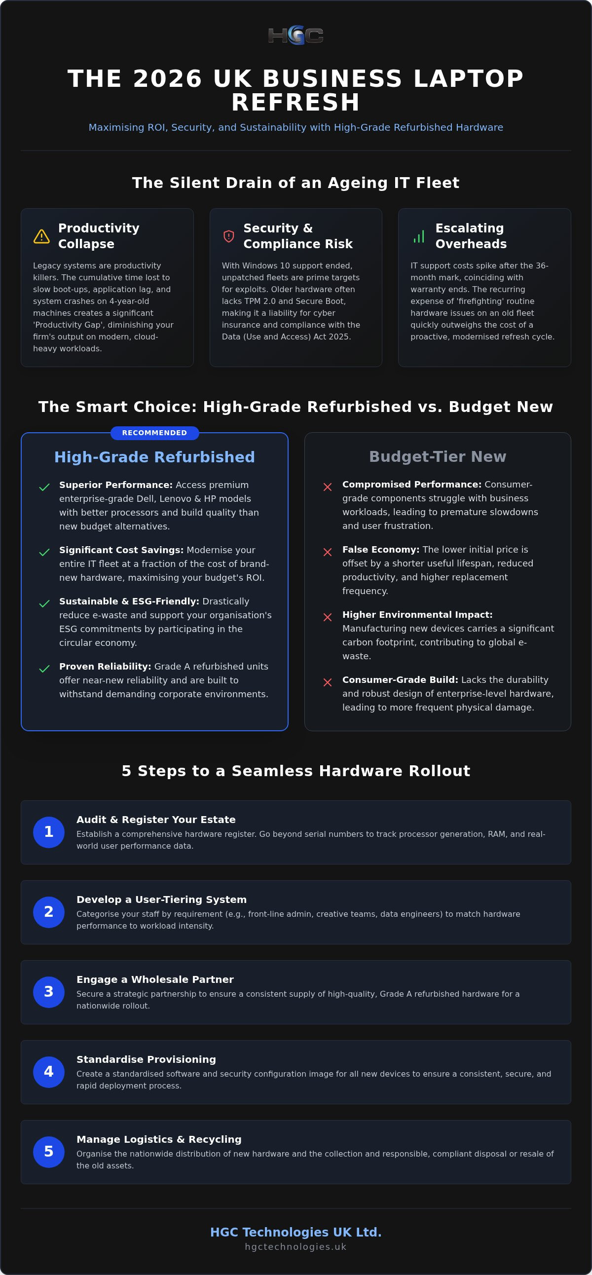 Cost-effective business laptop refresh strategy