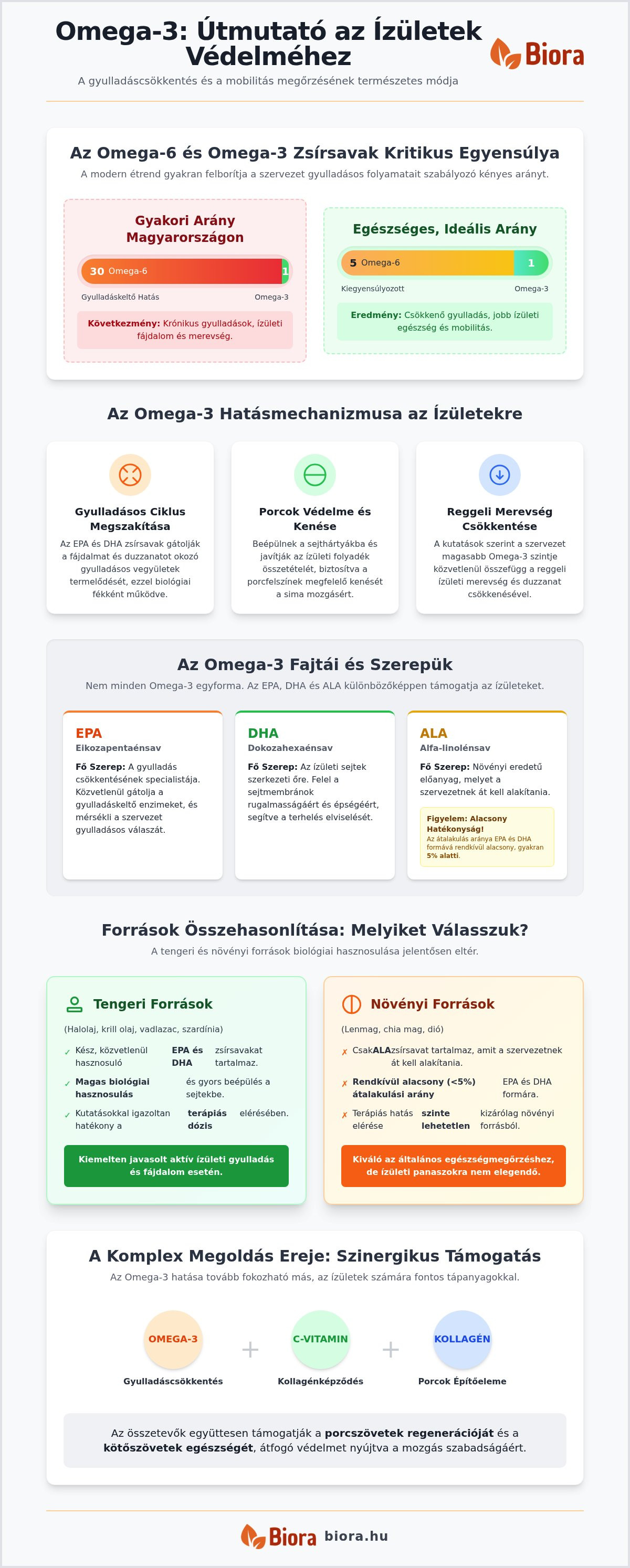 Omega 3 hatása ízületekre