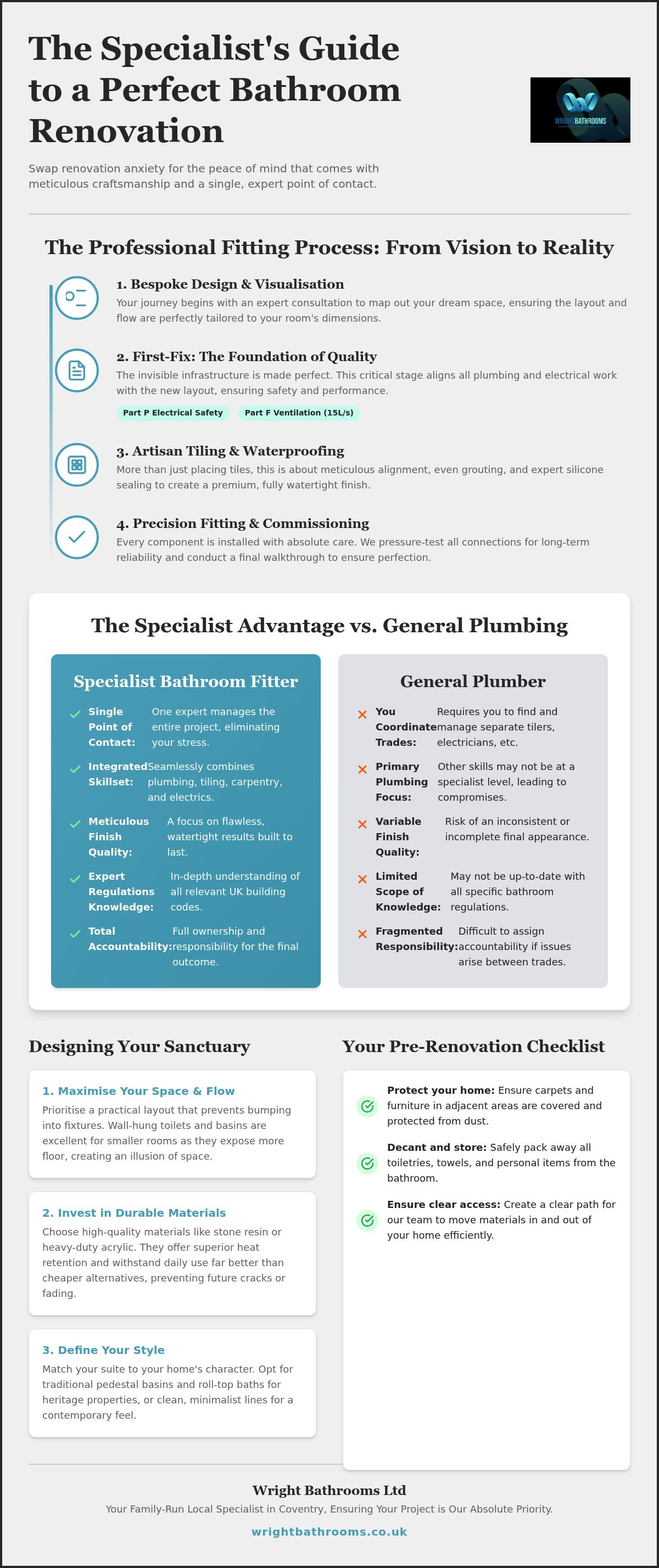 Bathroom suite fitting service